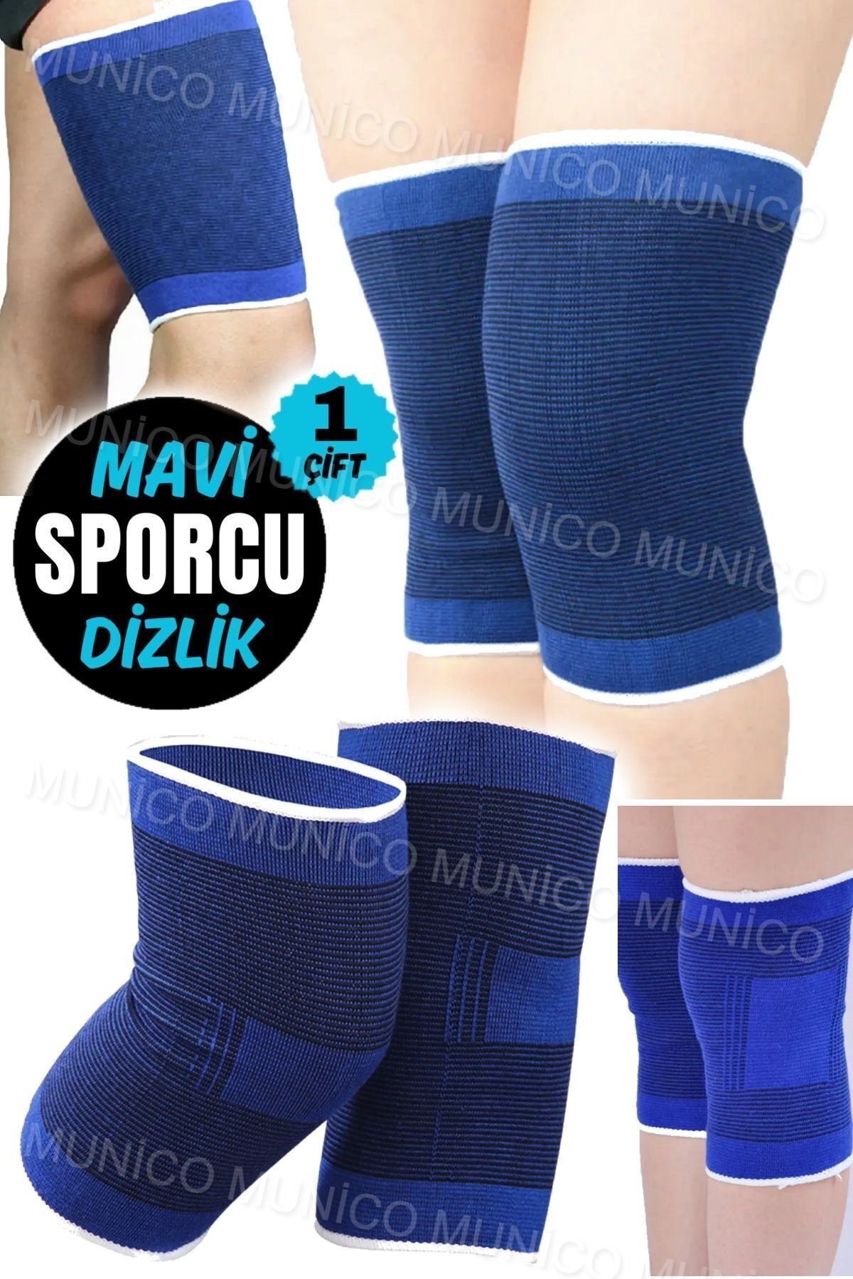 SerenityHaven 1 Çift Elastik Diz Desteği Bandajı - Spor Artrit Ağrı Kesici, Sıkıştırma Manşonu Nefes Alabilen Spor