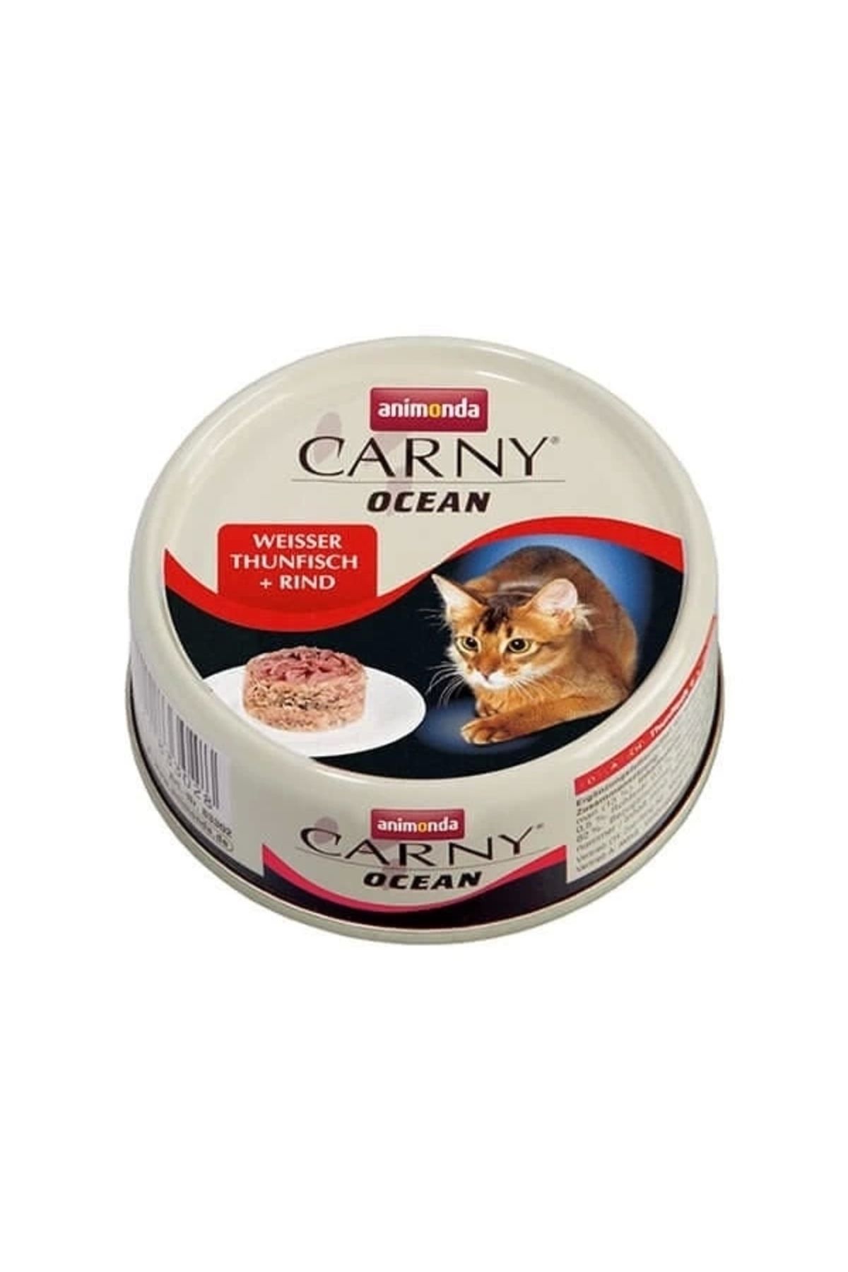 YNT İthalat Animonda Carny Ton Balıklı ve Sığır Etli Konserve Kedi Maması 80 Gr