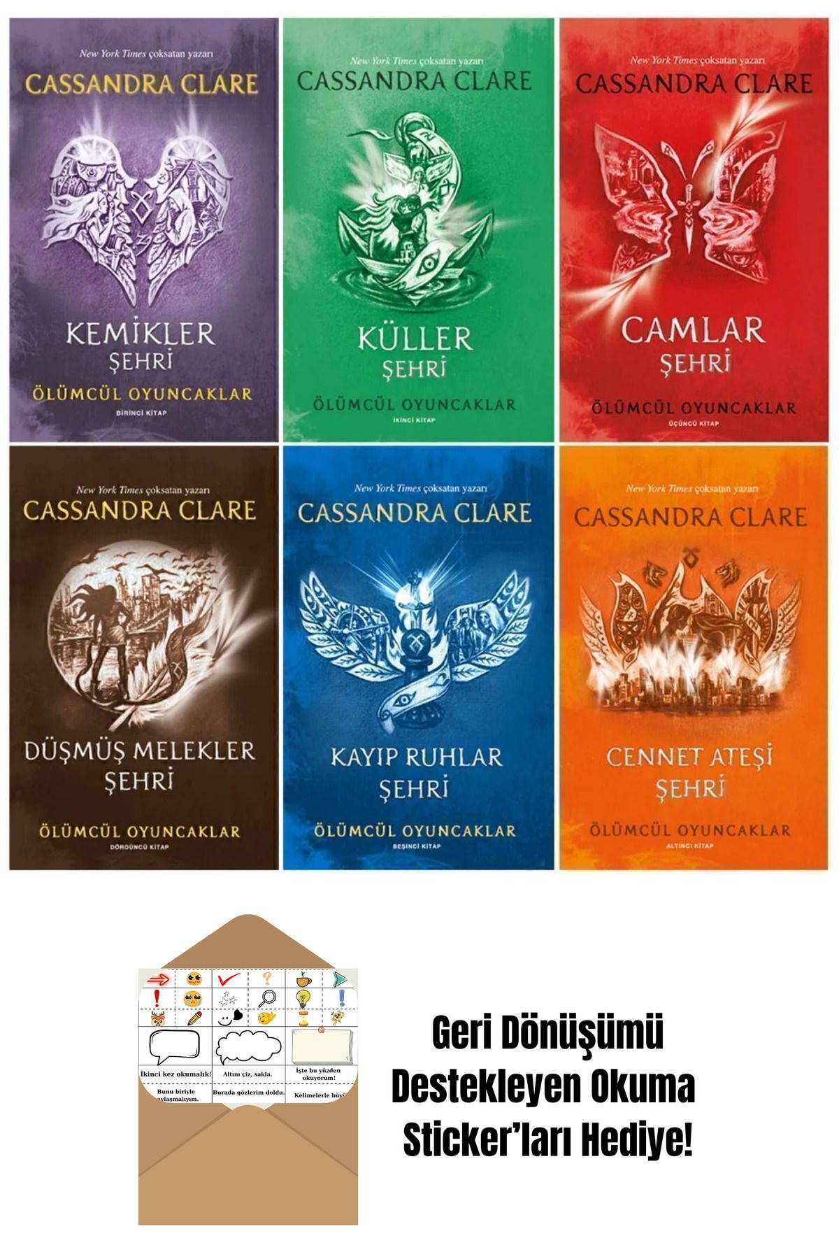 Artemis Yayınları Ölümcül Oyuncaklar Serisi 6 Kitap Set + Okuma Sticker'ları