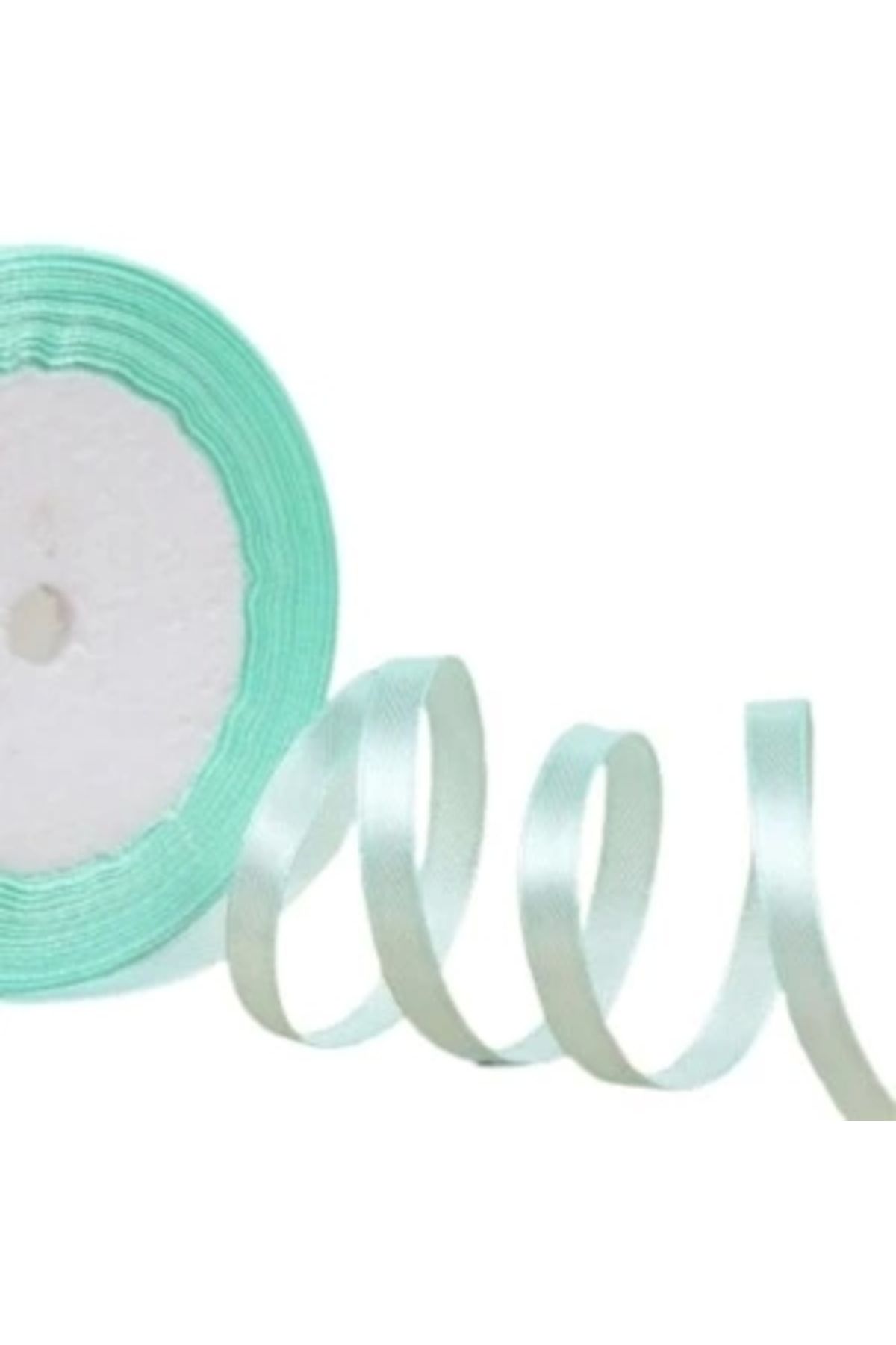 STOREMAX Saten Kurdele 1 cm 10 Metre Turkuaz