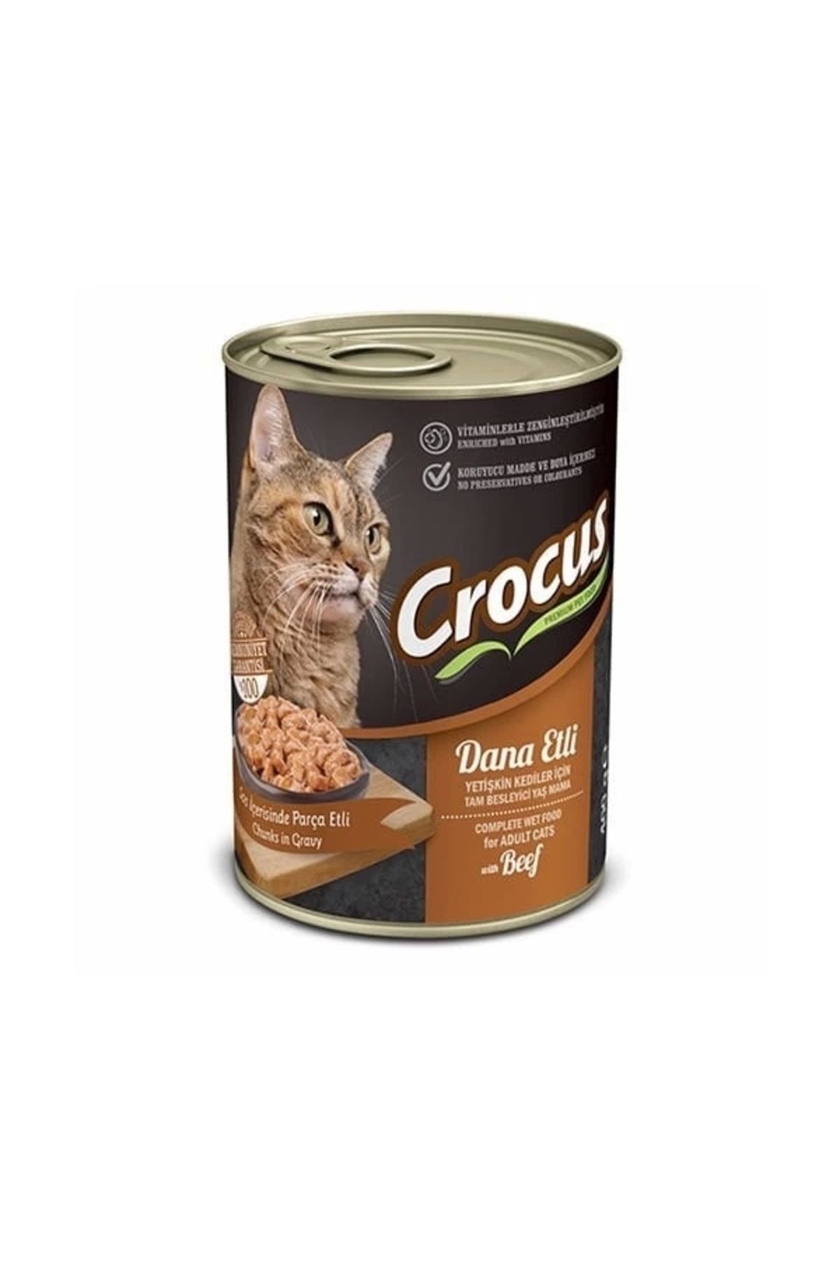 YNT İthalat Crocus Dana Etli Yetişkin Kedi Yaş Maması 400 Gr