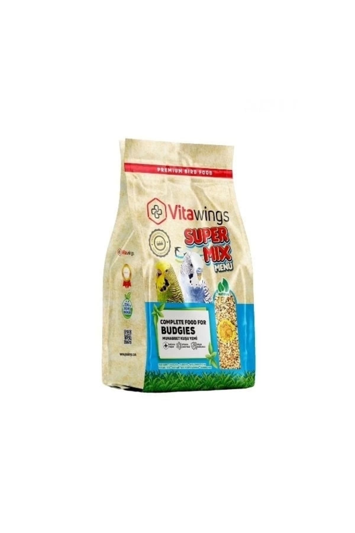YNT İthalat Vitawings Süper Ballı Muhabbet Kuş Yemi 400 Gr