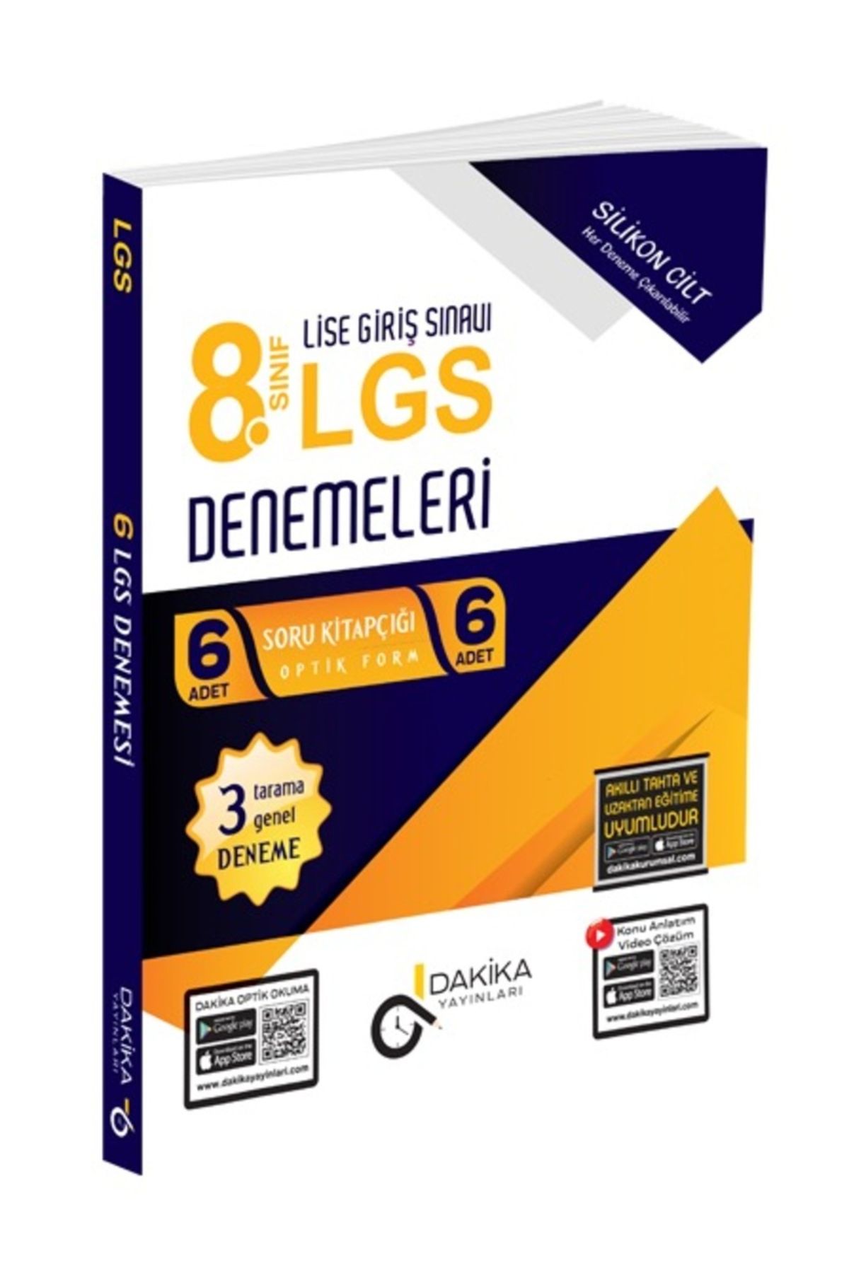 Karekök Yayınları Dakika Serisi LGS 6'lı Genel Deneme Çek Kopar Güncel Müfredat