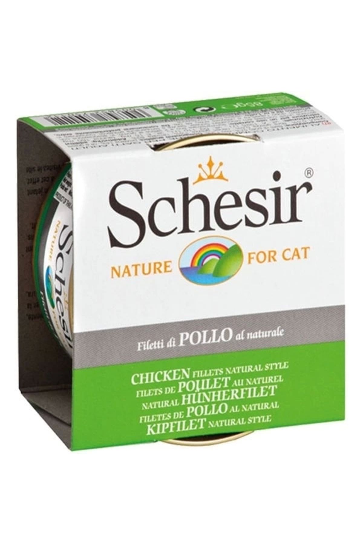 YNT İthalat Schesir Tavuklu Naturel Konserve Kedi Maması 85 Gr