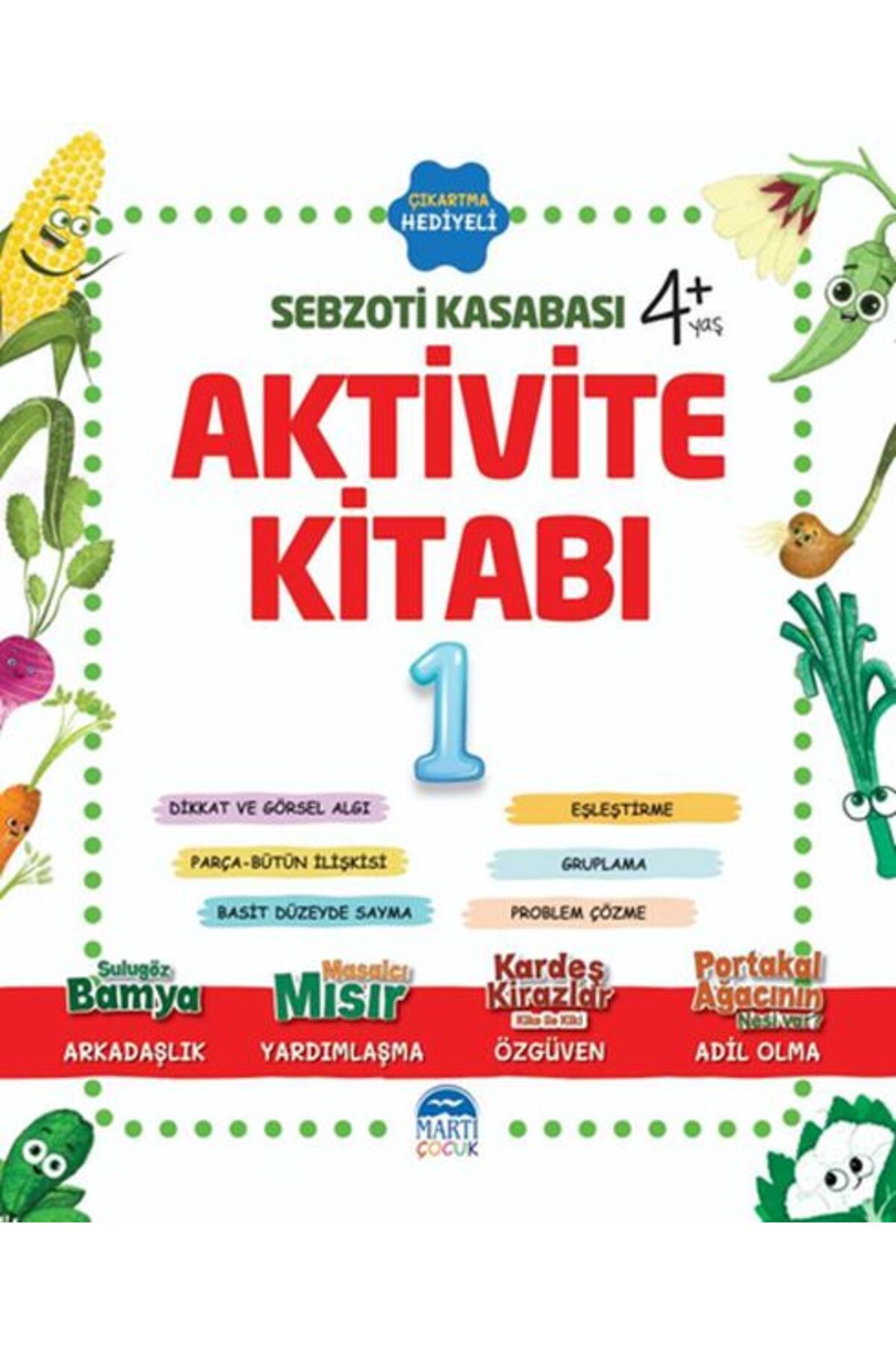 Martı Yayınları Aktivite Kitabı 1 - Sebzoti Kasabası