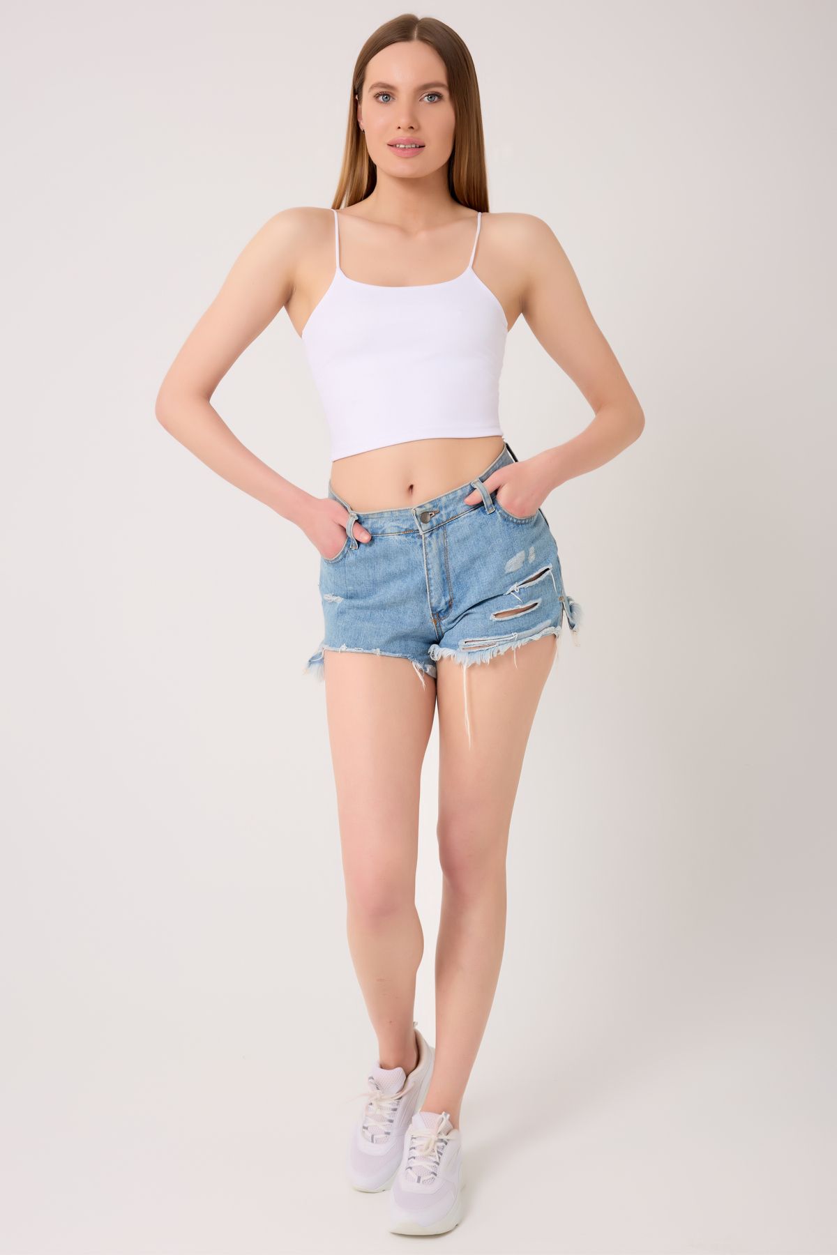 Litex Sauna Crop Büstiyer İp Askıllı