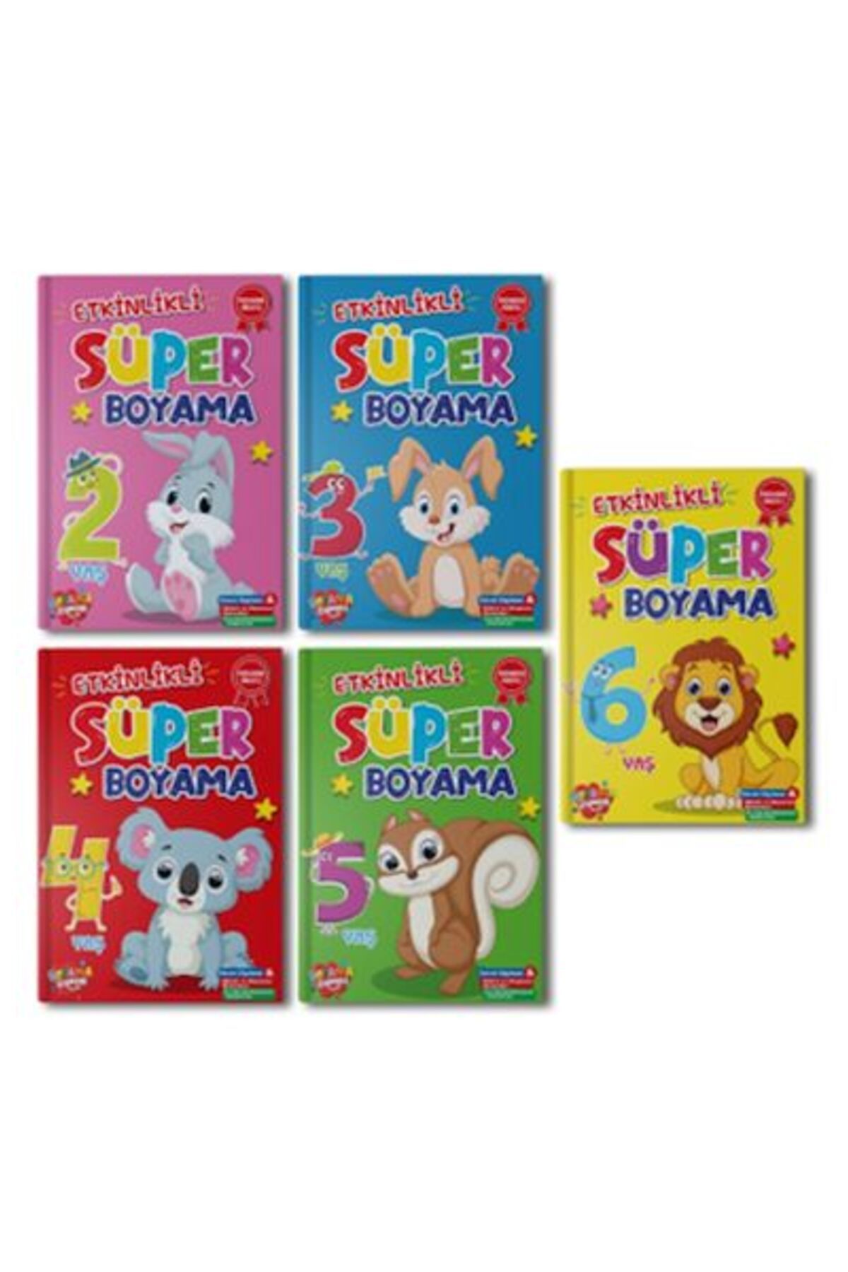 BOYAMA ZAMANI Süper Boyama 10 set+1 Set (55 Kitap)