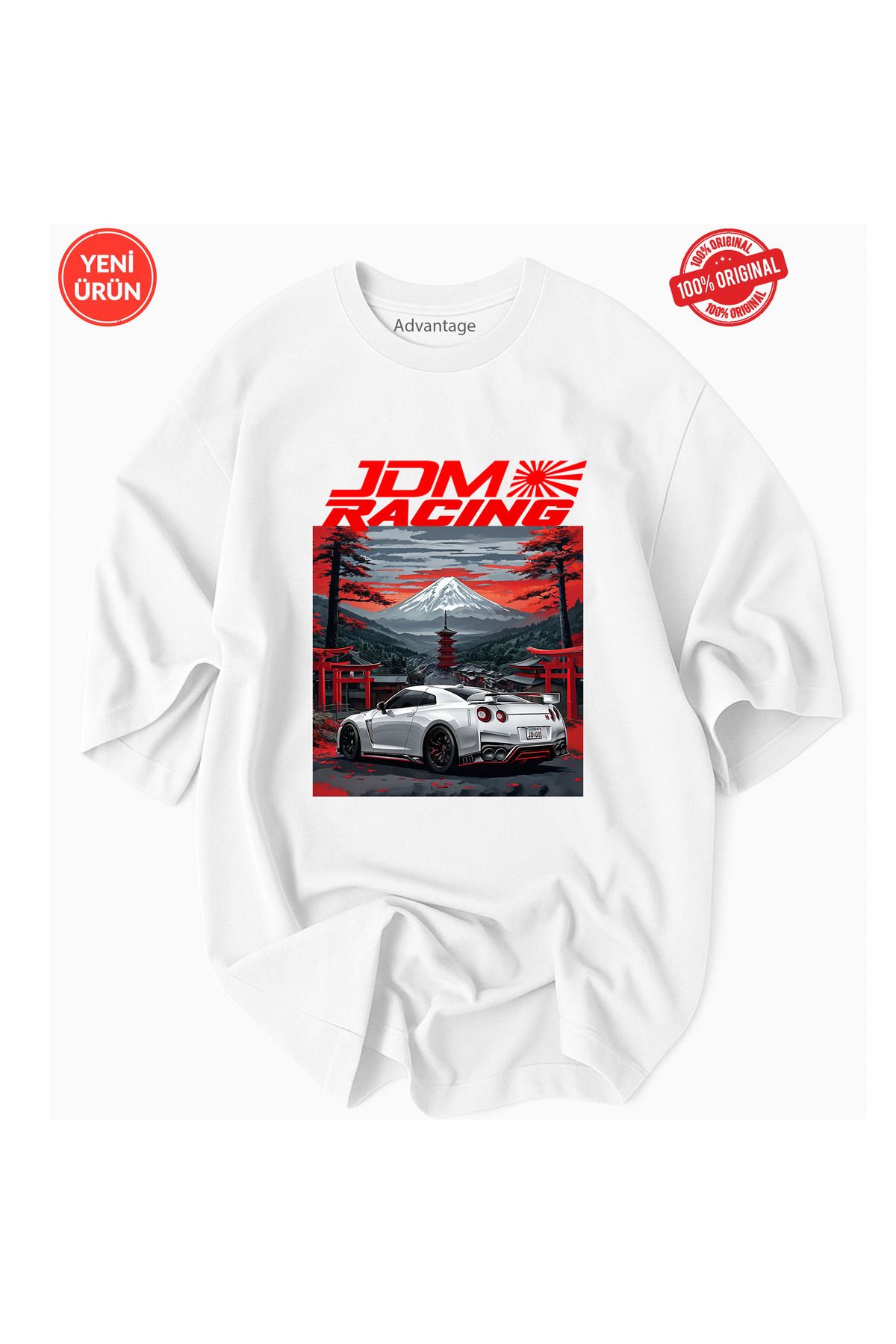 Racıng JDM RACING Harakuju Model Baskılı Tshirt 100% Lisanslı Pamuklu Premium Tişört