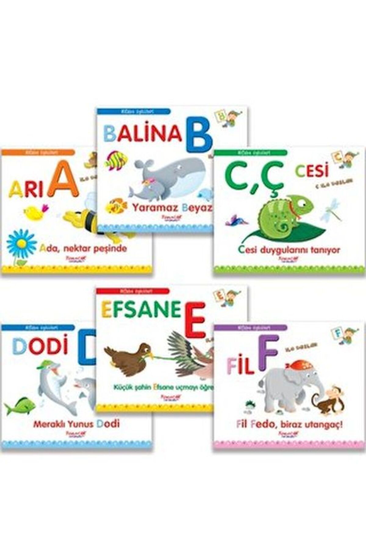 Yumurcak Yayınları Alfabe Öyküleri (6 Kitap Set)