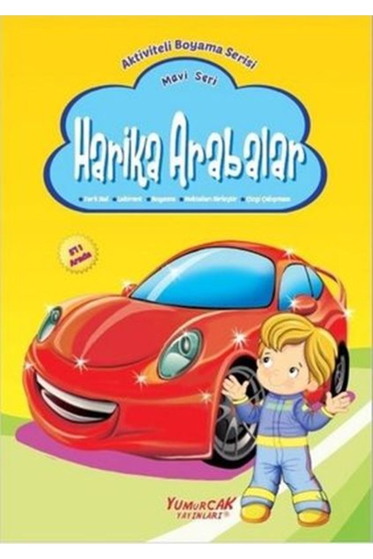 Yumurcak Yayınları Harika Arabalar - Mavi Seri