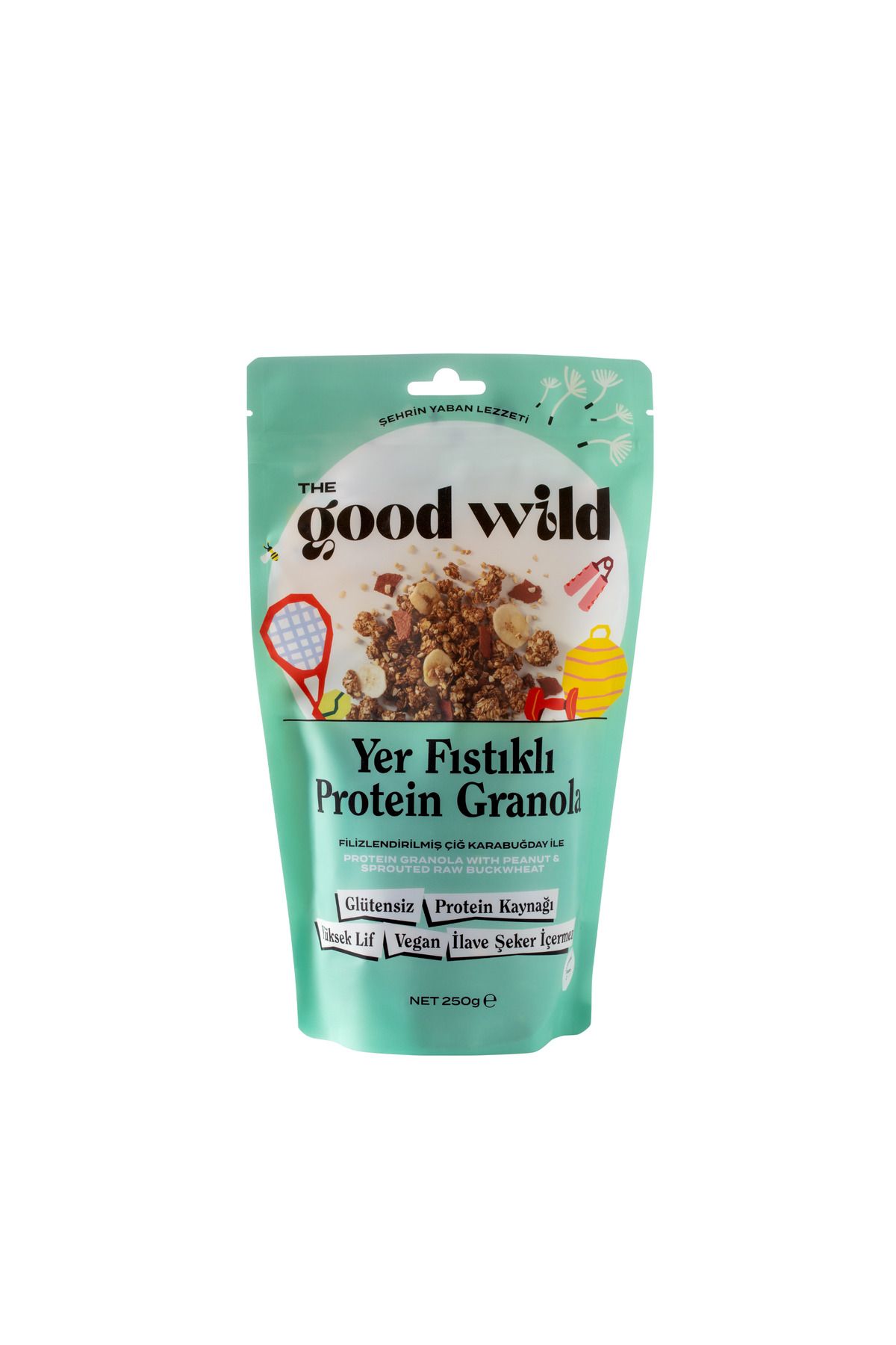THE GOOD WİLD Yer Fıstıklı Protein Granola 250 G