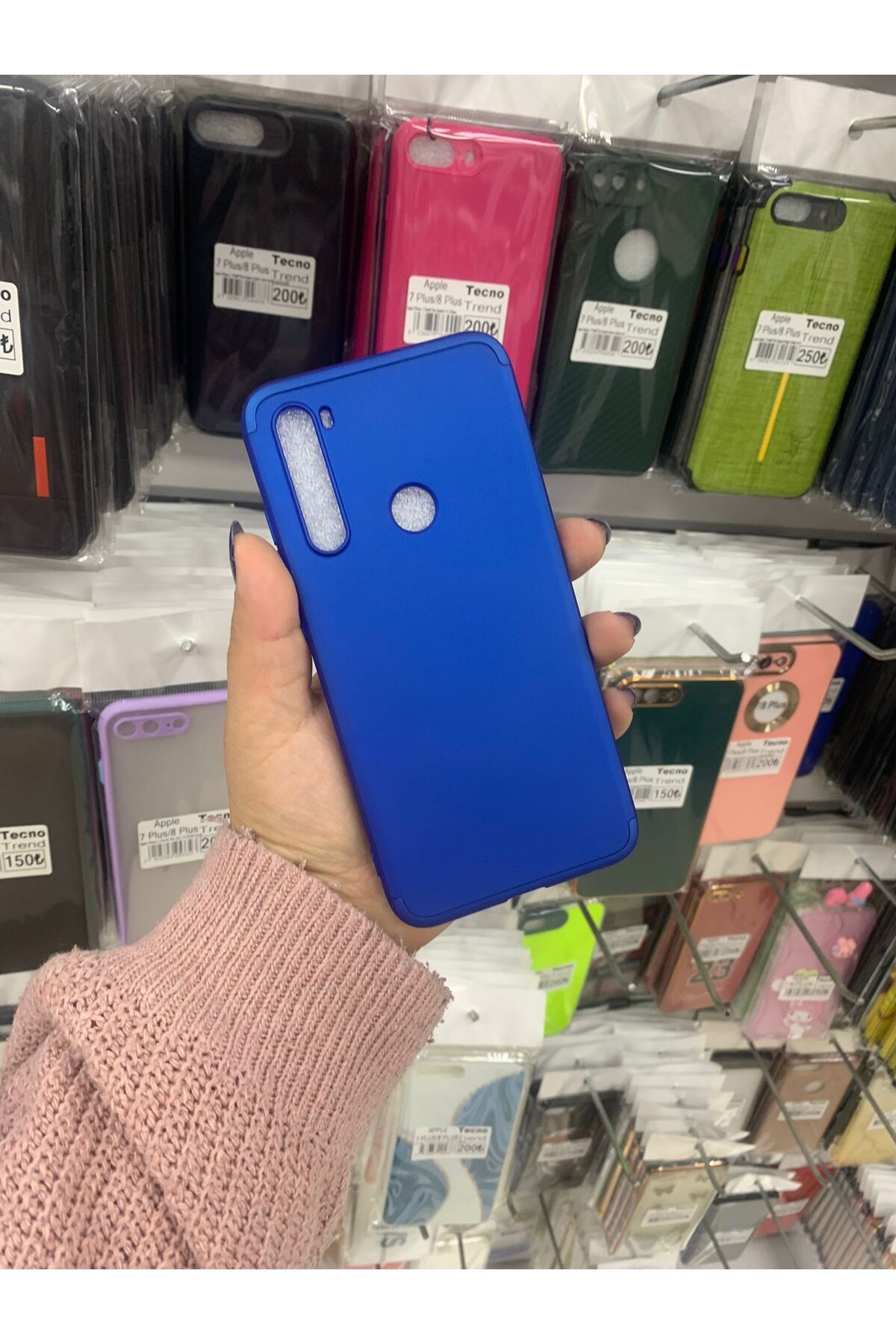 TECNOTREND Redmi Note 8 telefonu tam saran sert kapak