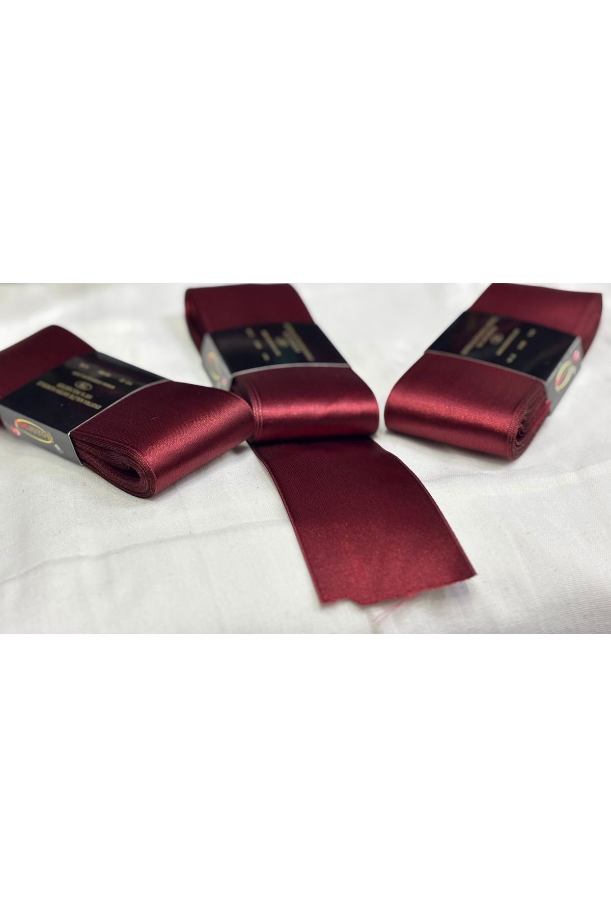Muensu 6 cm 22 no Saten Kurdele, Düğün, Nişan, Bride, Süsleme, Çeyiz ve Hobi 005