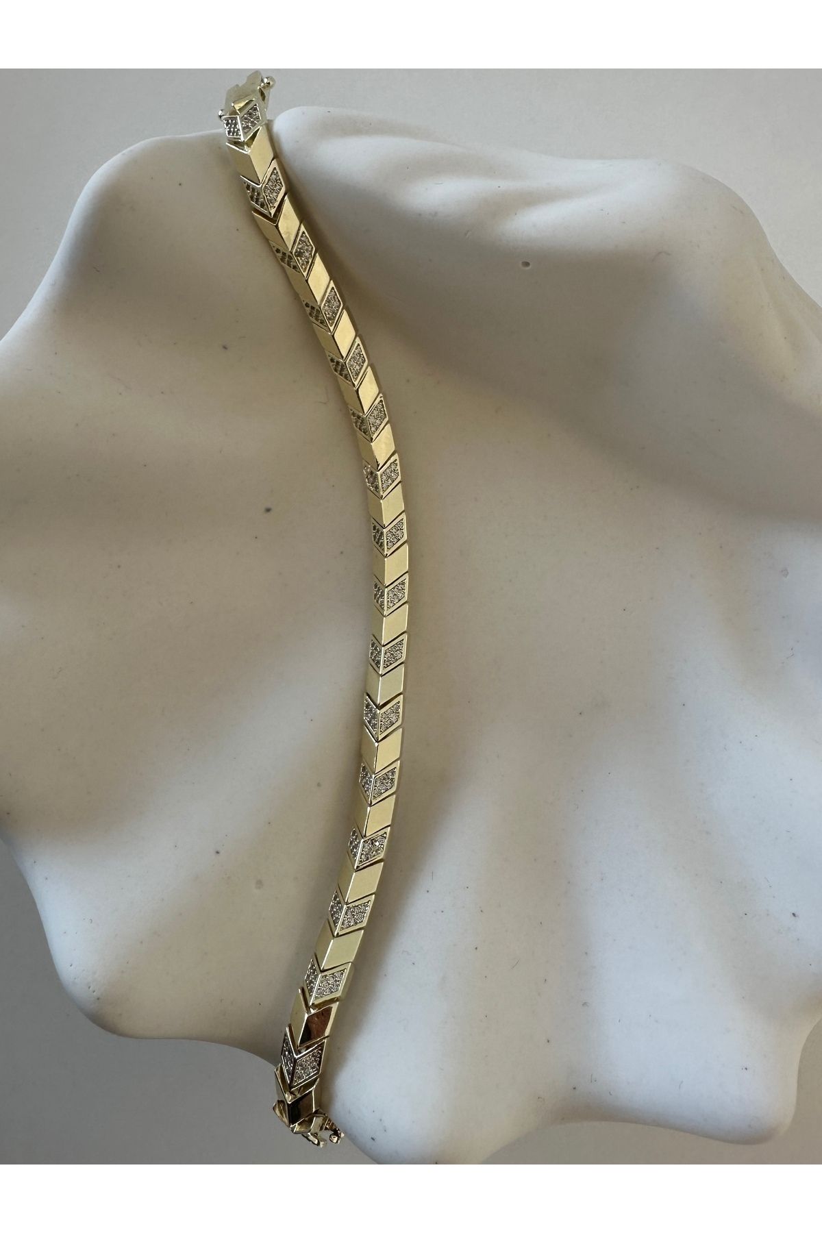RONİ Taşlı Gold Bileklik