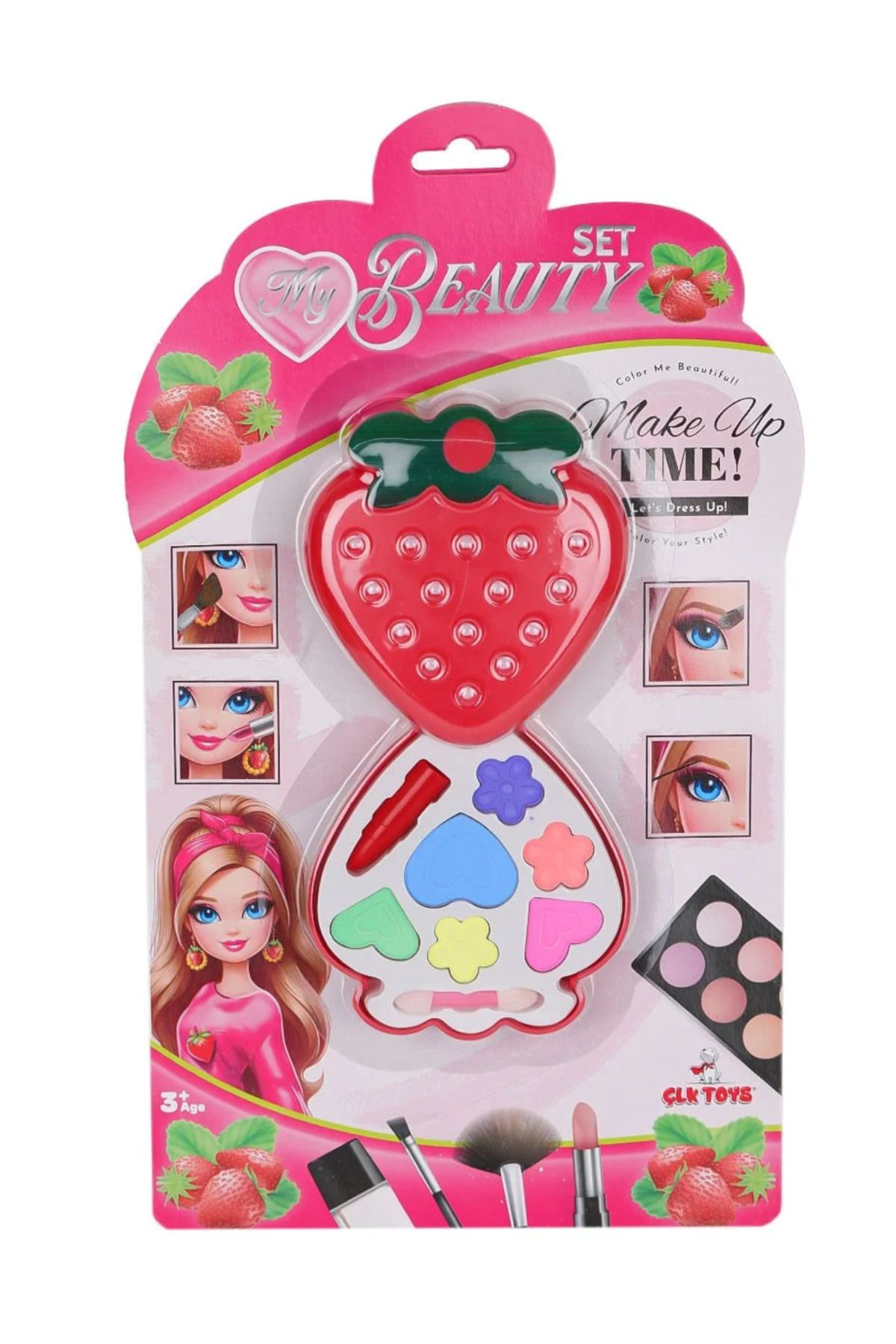 BYZ TOYS CLK-423 Tekli Çilek Makyaj Seti