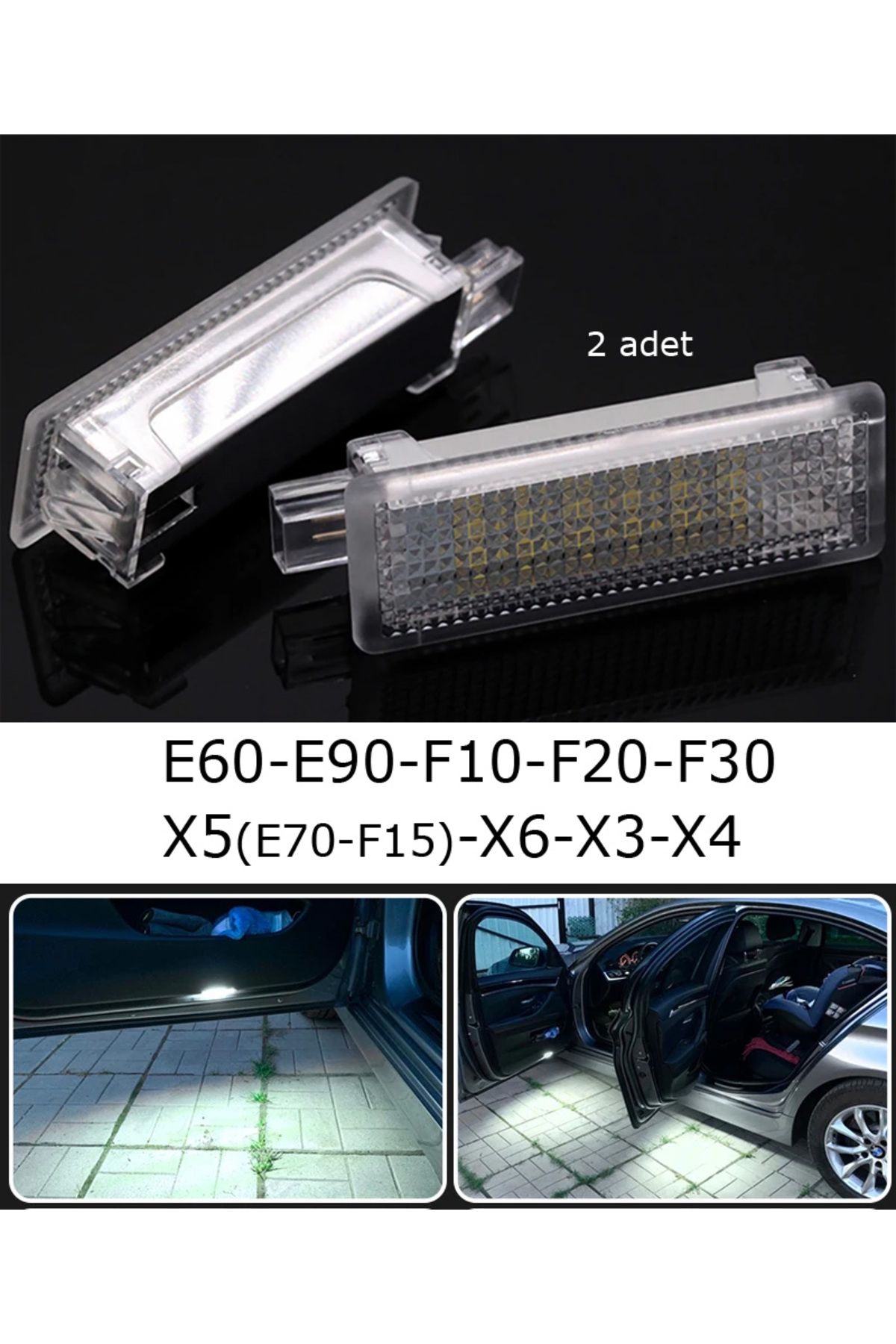 GCP German Car Parts BMW Kapı Altı Aydınlatma LED - E60-E87-E90-E92-F10-F20-F30-X6