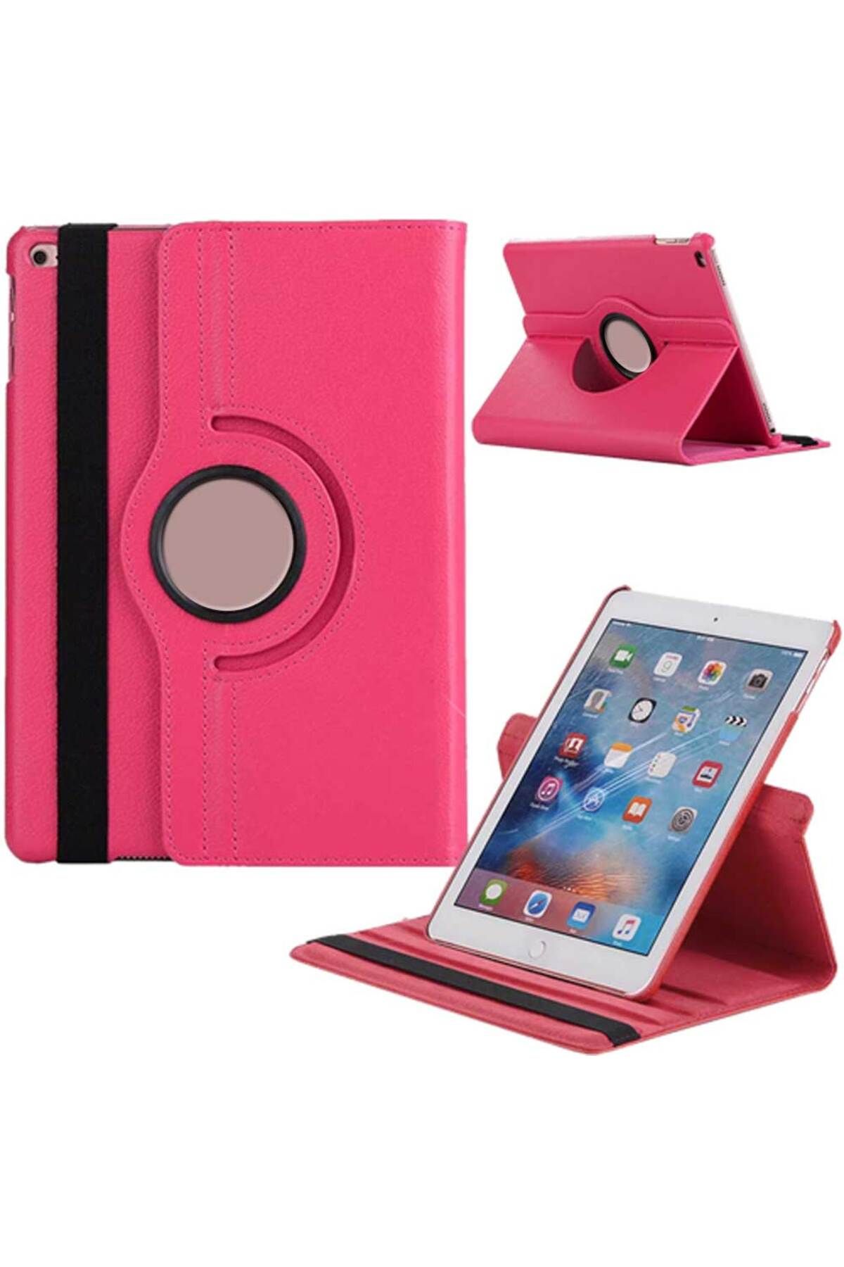 Smart Tech Apple iPad Mini 1 / Mini 2 / Mini 3 Uyumlu Döner Standlı Tablet Kılıfı