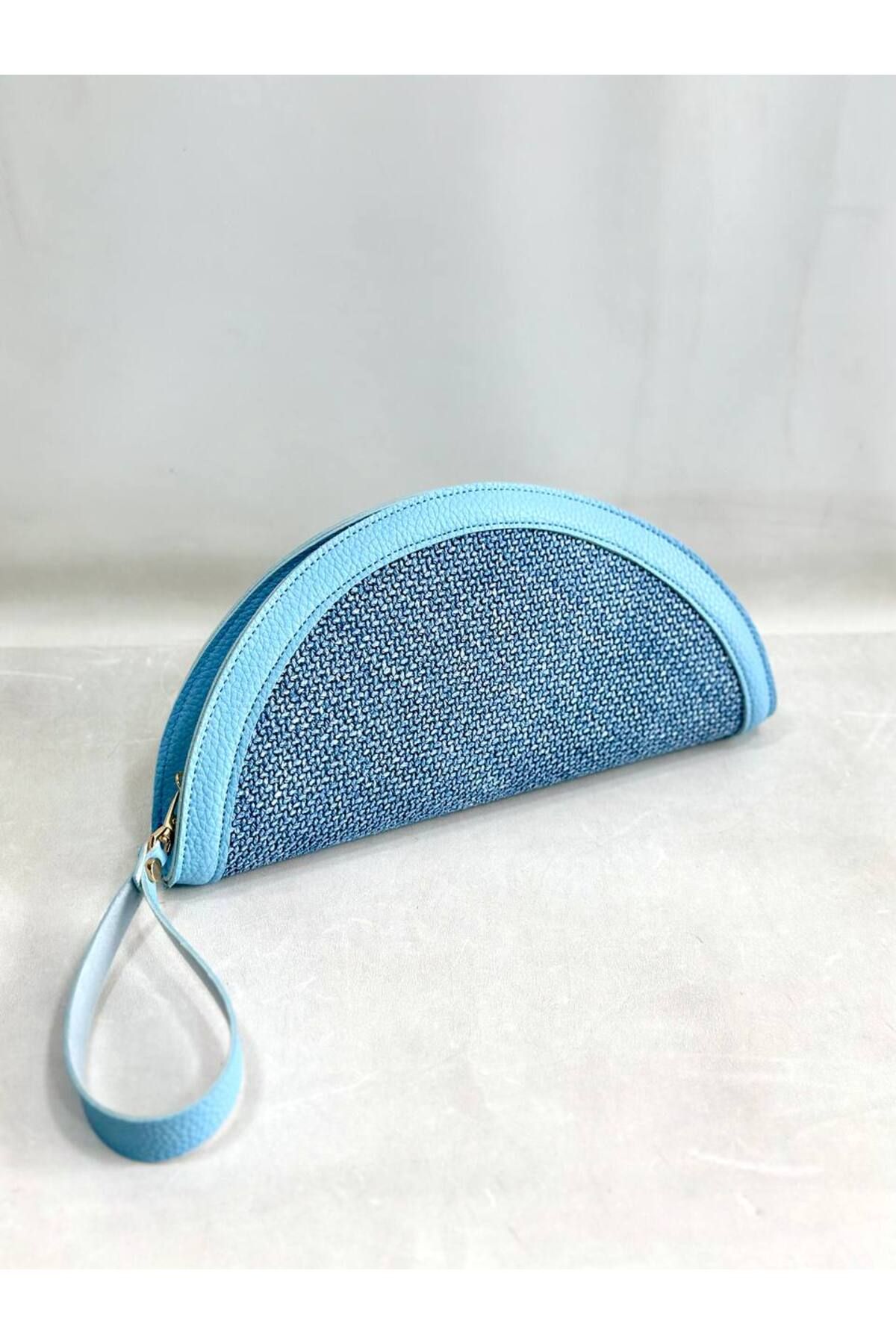 My Easy Shop Kadın Çanta Yazlık Hasır Clutch Atlas