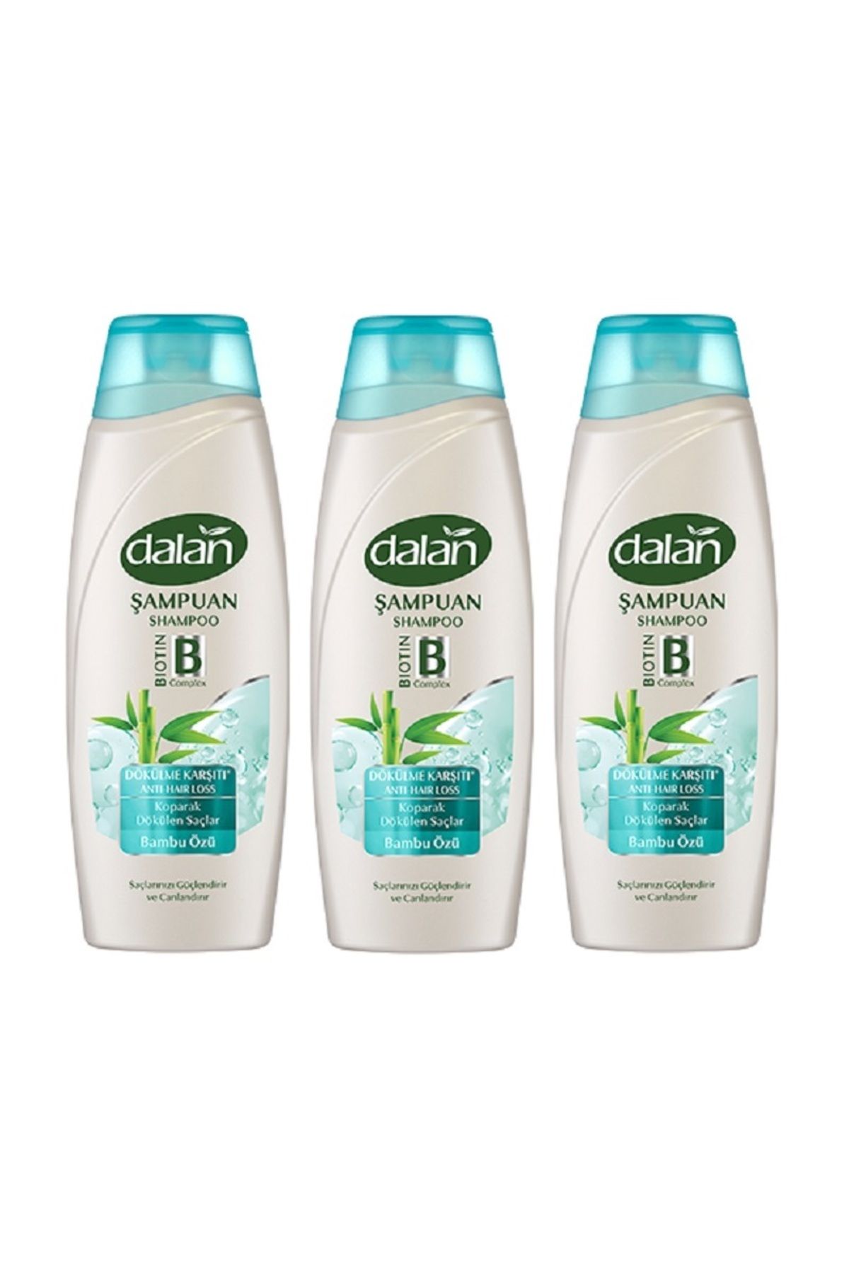 Dalan Şampuan Bambu Özlü Dökülme Karşıtı 450 Ml x 3 Adet