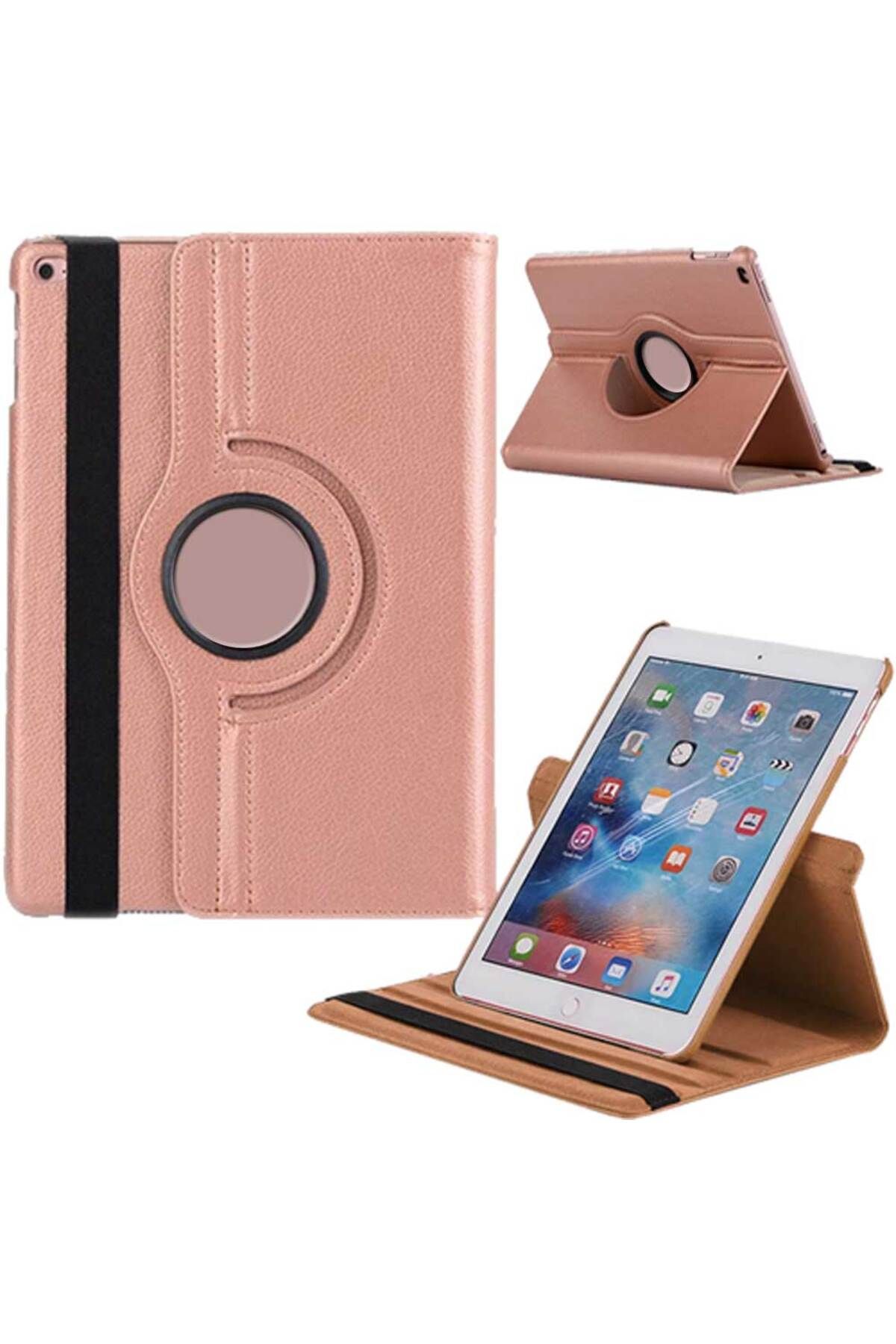 Smart Tech Apple iPad Mini 1 / Mini 2 / Mini 3 Uyumlu Döner Standlı Tablet Kılıfı