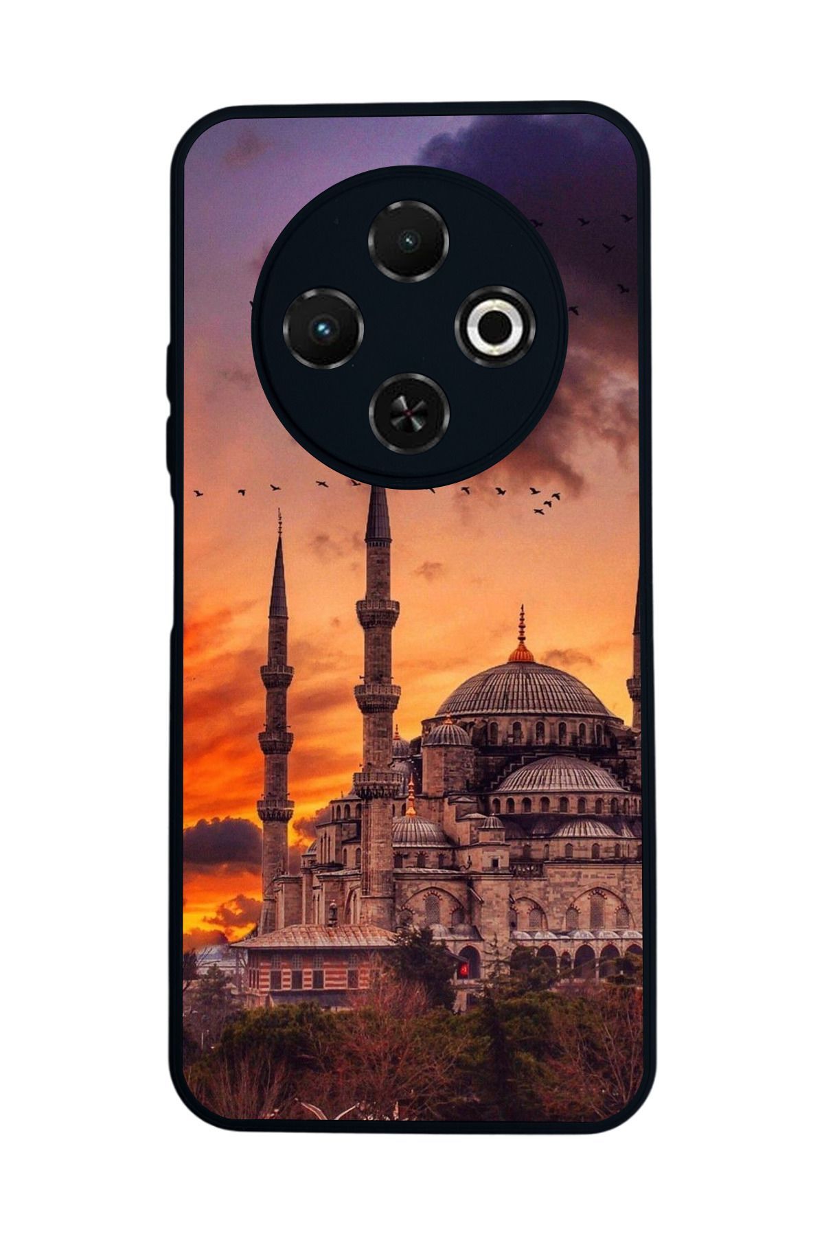 TECNO Spark 30C Mat Uyumlu Siyah Kılıf – Yumuşak Silikon, Koruyucu, Şok Emici Kapak