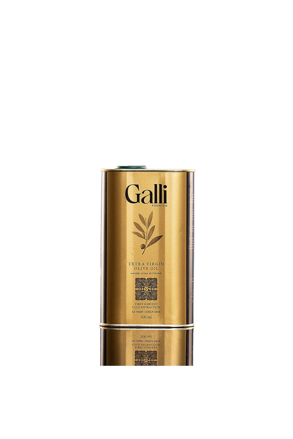 GALLİ Galli Premium Soğuk Sıkım Natürel Sızma Zeytinyağı 500 ml - Yeni Hasat