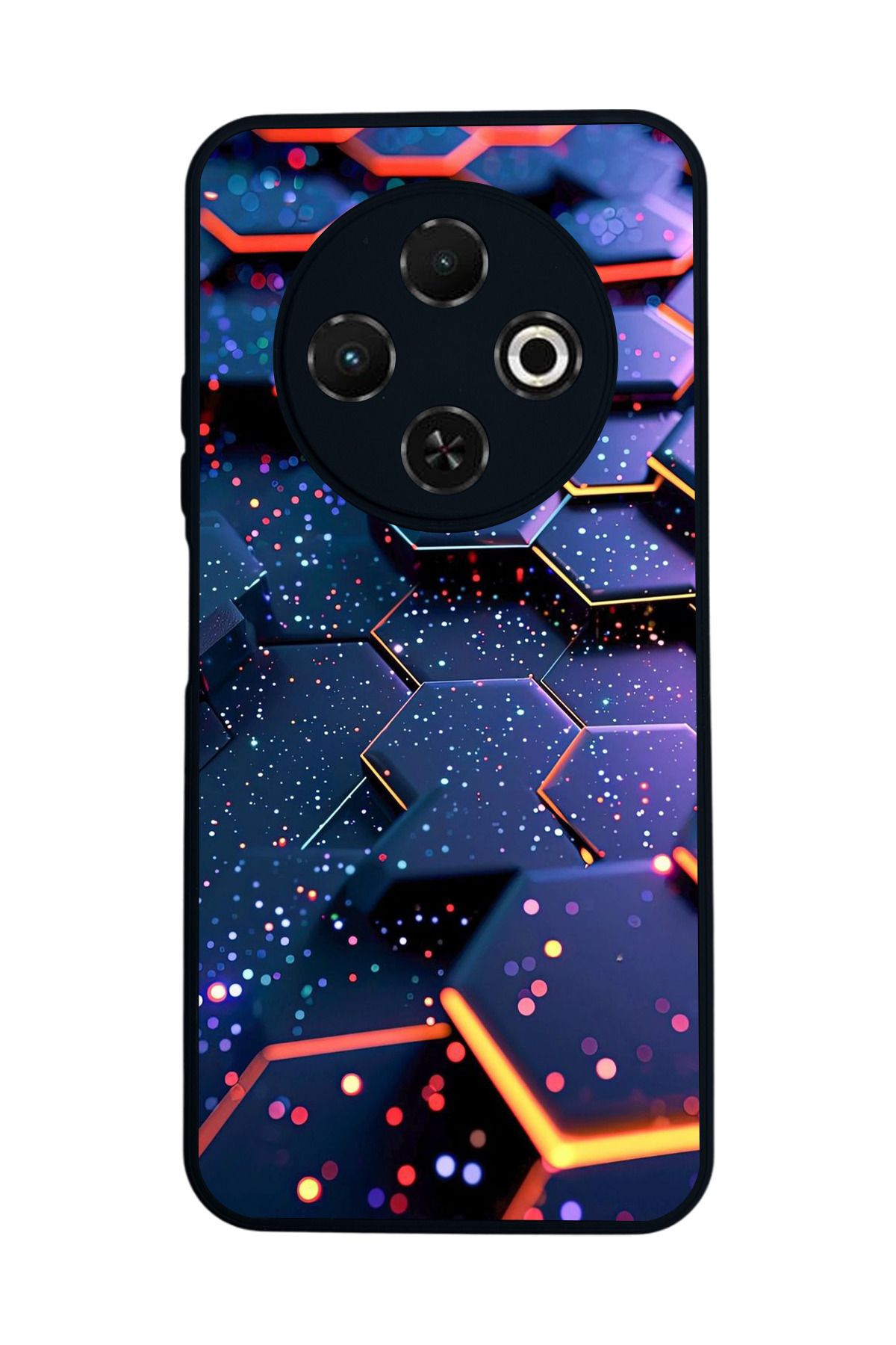 TECNO Spark 30C Mat Uyumlu Siyah Kılıf – Yumuşak Silikon, Koruyucu, Şok Emici Kapak
