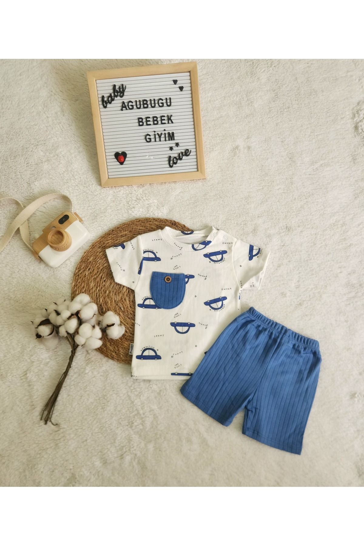Nafitto baby&junior ARABALI CEPLİ 2Lİ ERKEK TAKIM