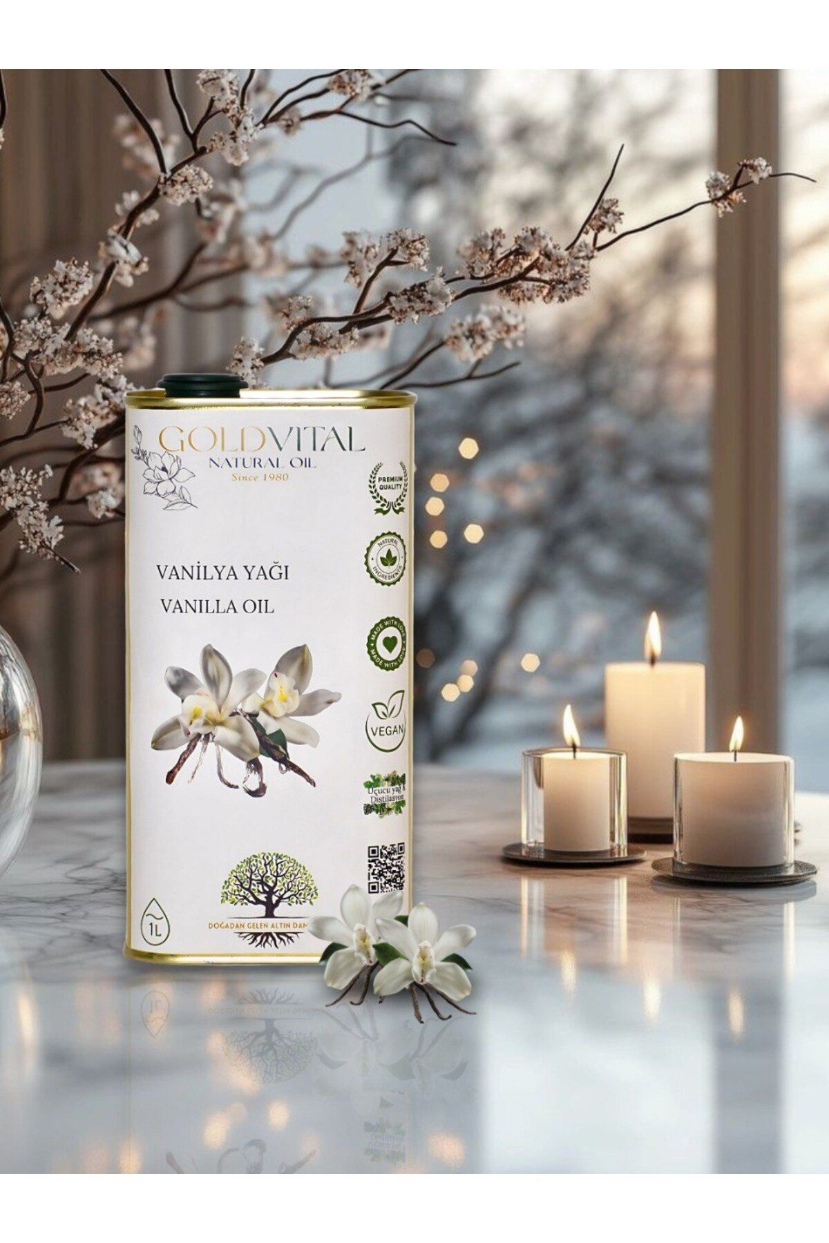 GOLD VİTAL SHOP VANİLYA YAĞI 1 LT