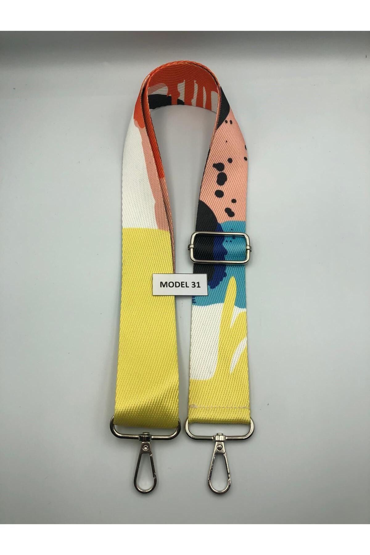 DUCK HOBY Ayarlanabilir Çanta Askısı Çanta Sapı Çanta Aksesuarı 4cm X 120cm Etnik Desen 3