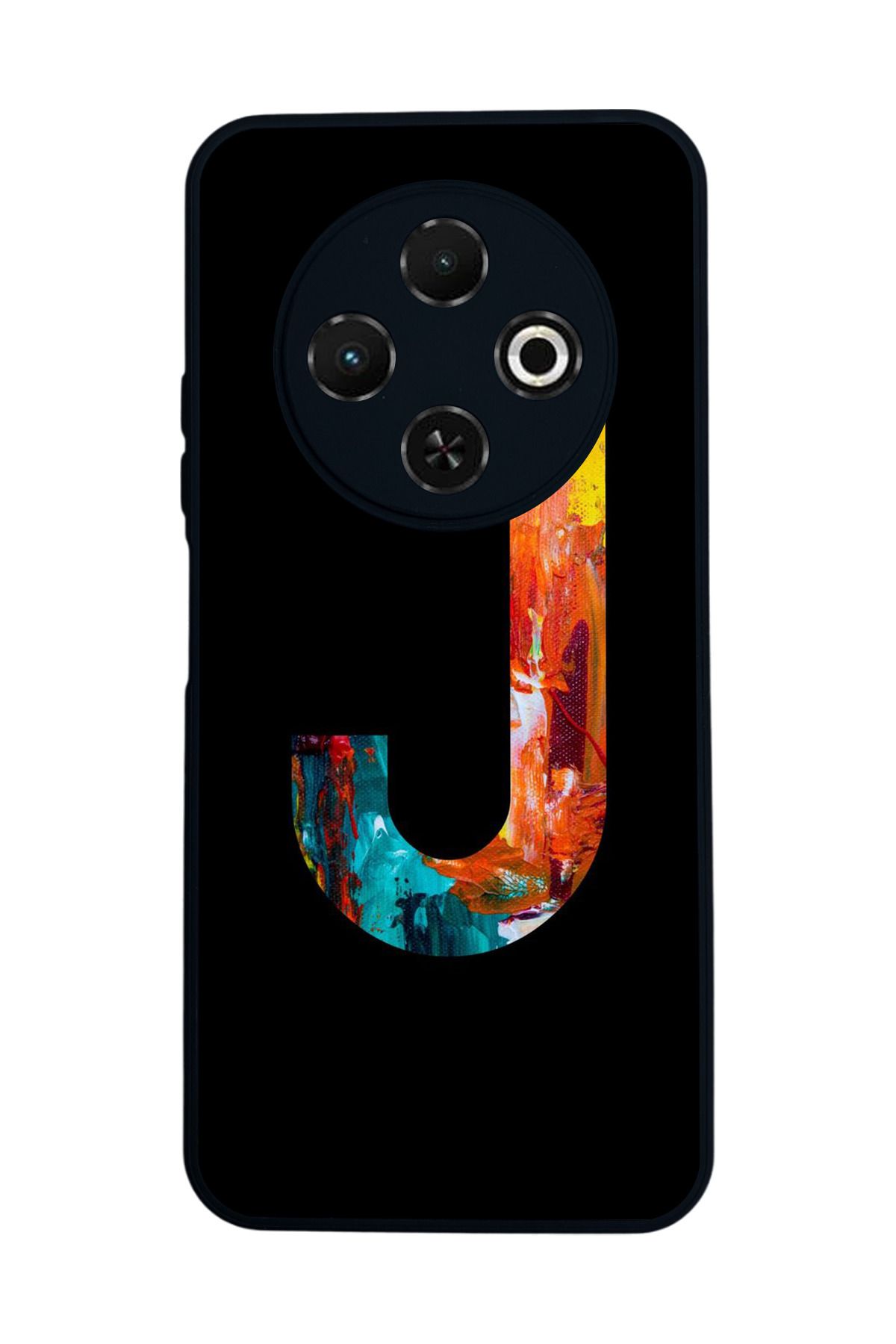 TECNO Spark 30C Mat Uyumlu Siyah Kılıf – Yumuşak Silikon, Koruyucu, Şok Emici Kapak