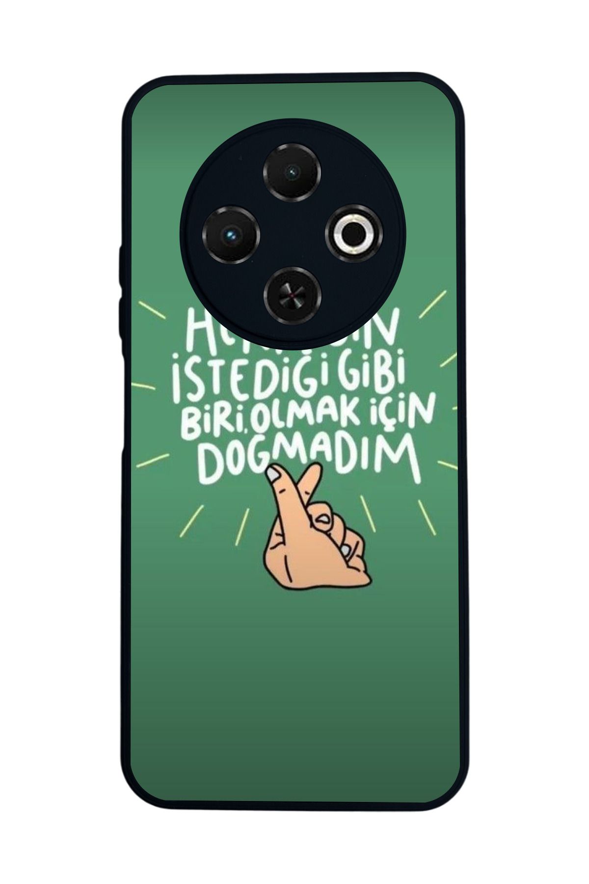 TECNO Spark 30C Mat Uyumlu Siyah Kılıf – Yumuşak Silikon, Koruyucu, Şok Emici Kapak