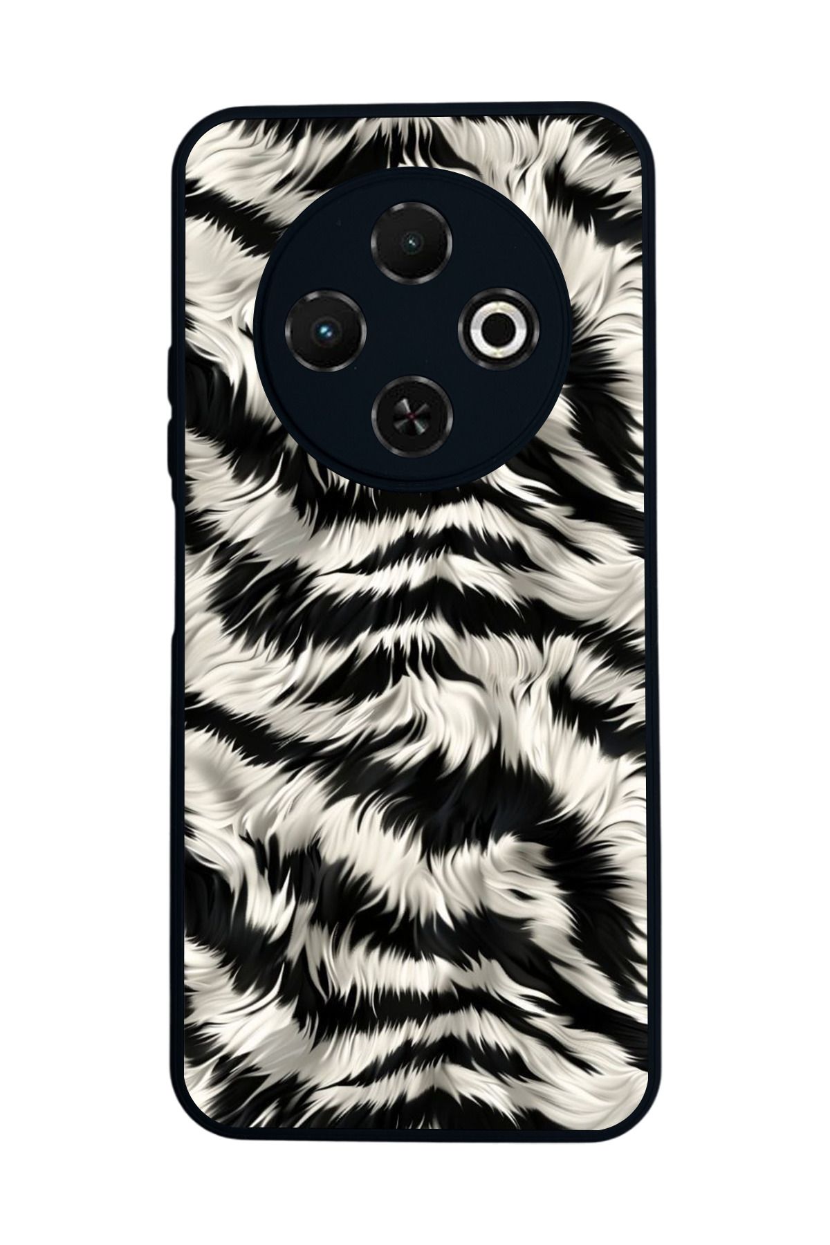 TECNO Spark 30C Mat Uyumlu Siyah Kılıf – Yumuşak Silikon, Koruyucu, Şok Emici Kapak