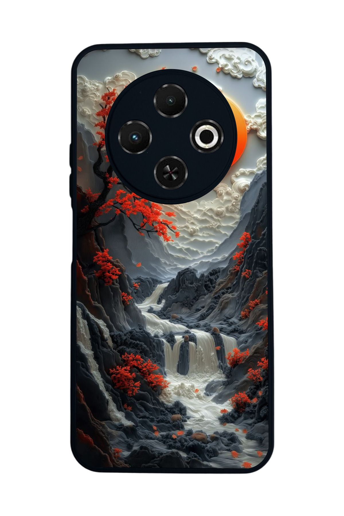 TECNO Spark 30C Mat Uyumlu Siyah Kılıf – Yumuşak Silikon, Koruyucu, Şok Emici Kapak