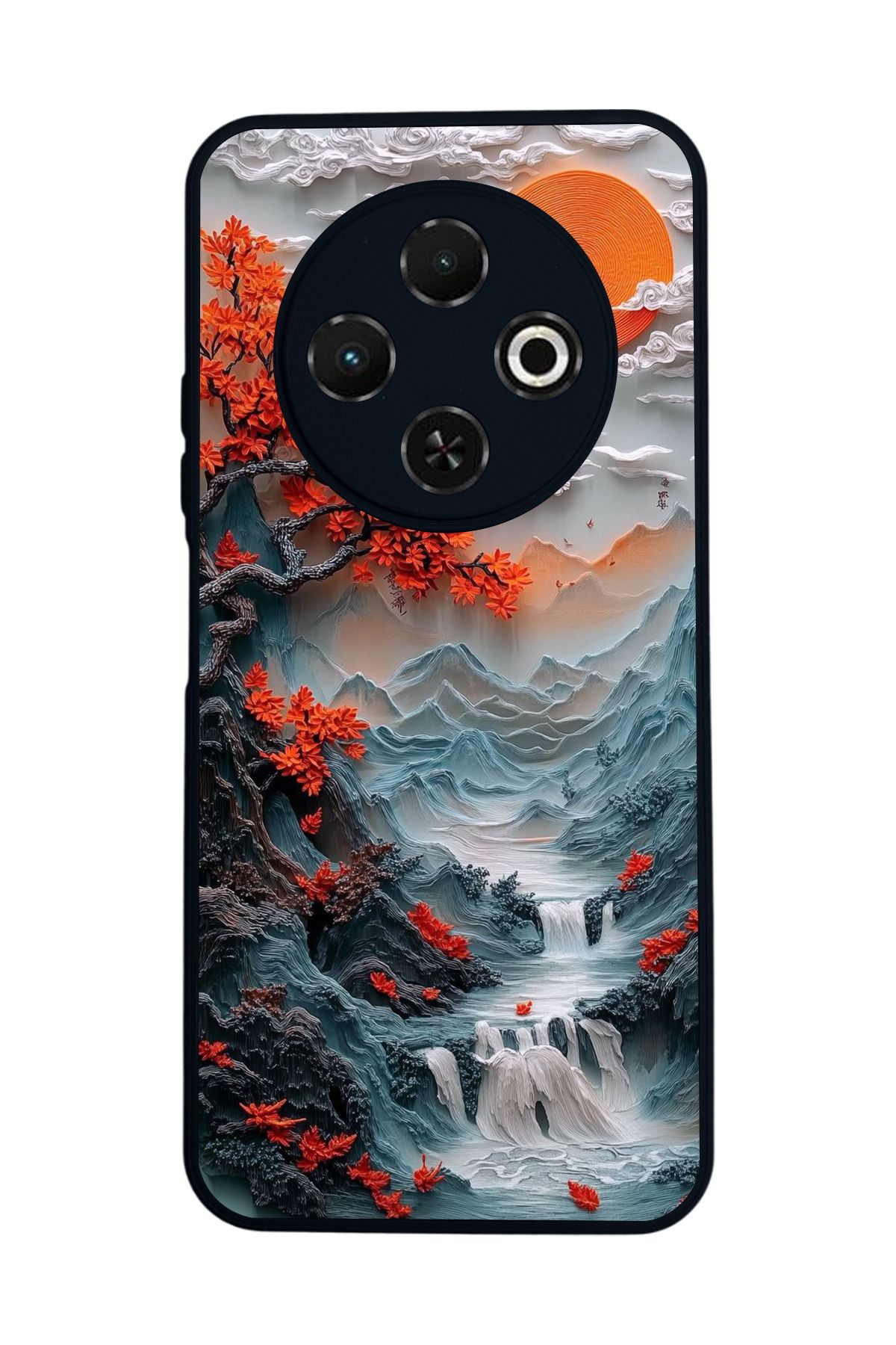 TECNO Spark 30C Mat Uyumlu Siyah Kılıf – Yumuşak Silikon, Koruyucu, Şok Emici Kapak