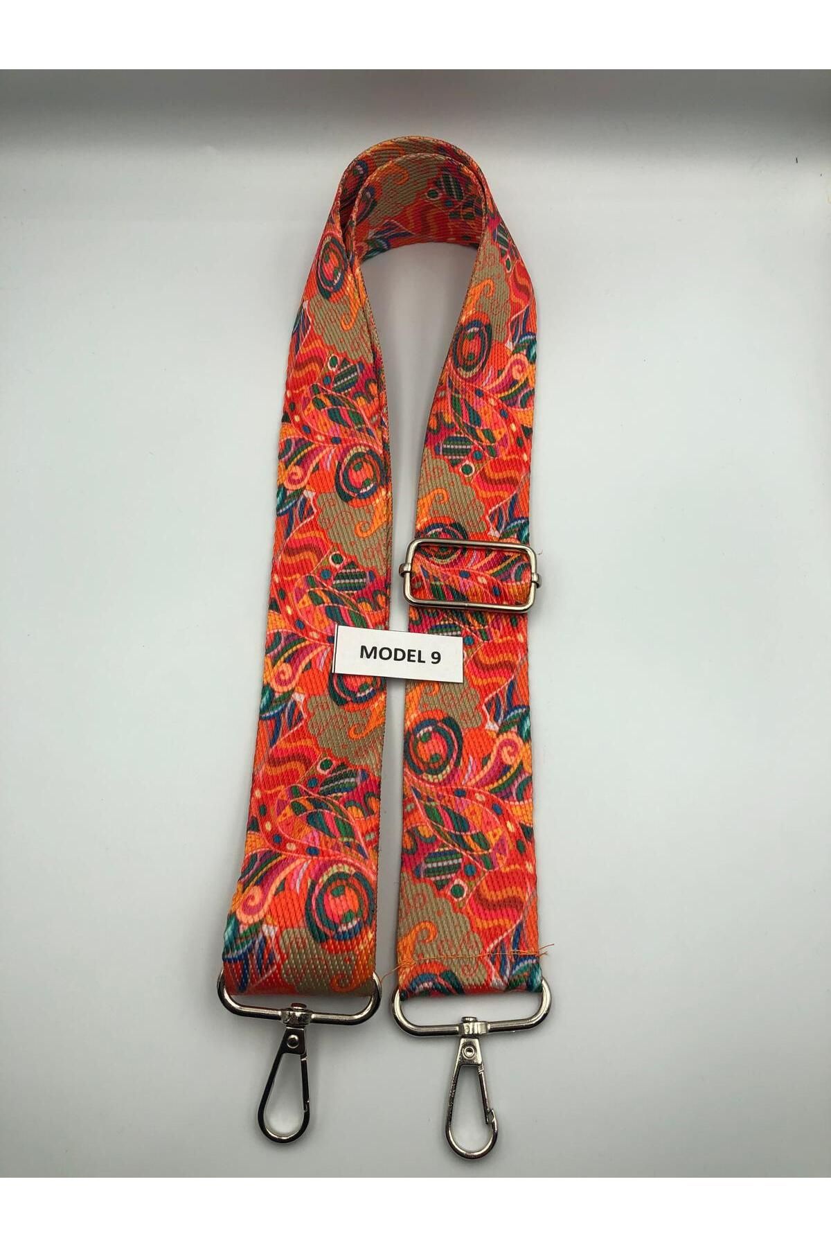 DUCK HOBY Ayarlanabilir Çanta Askısı Çanta Sapı Çanta Aksesuarı 4cm X 120cm Etnik Desen 1