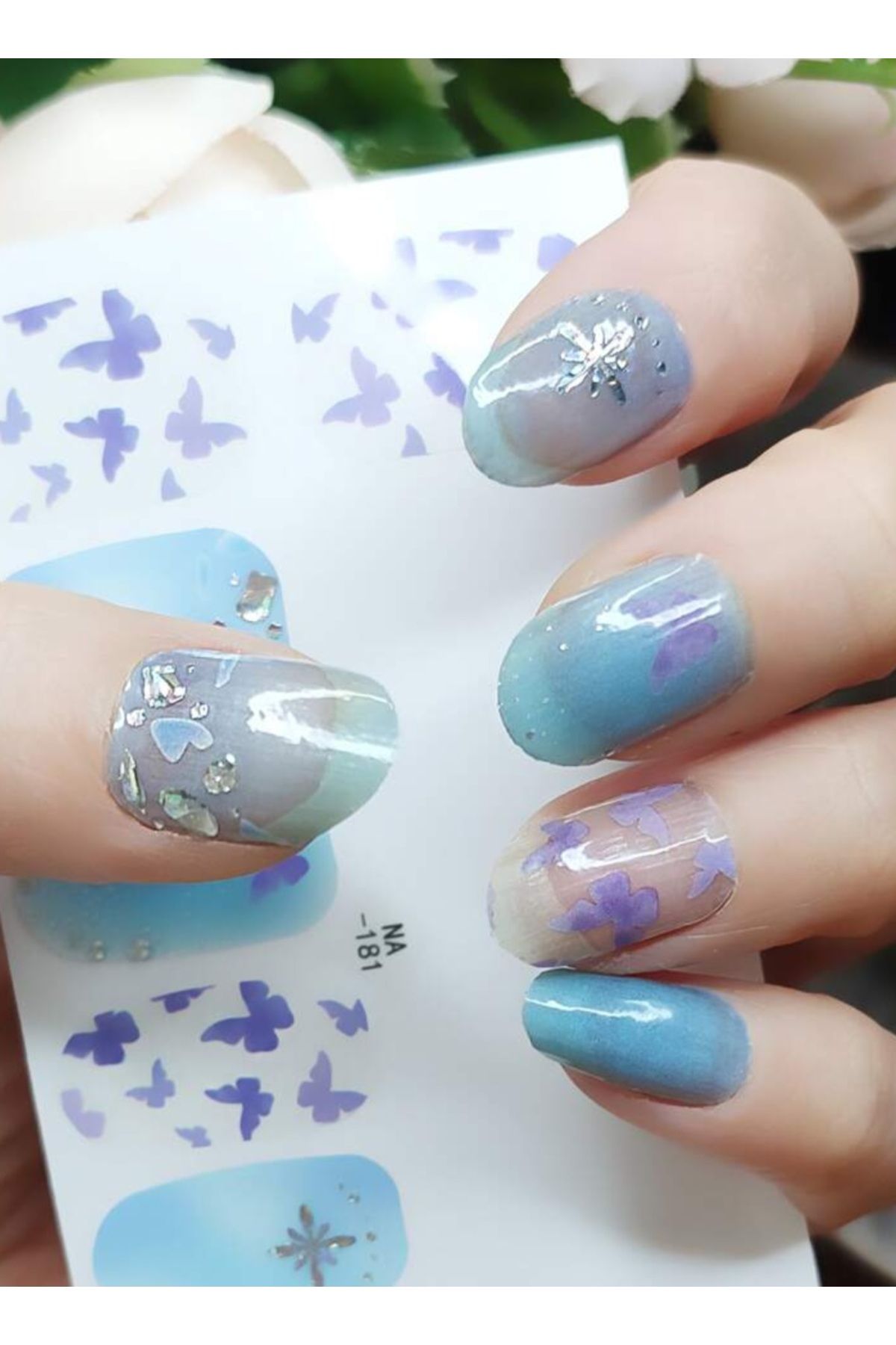 Sibelon Yeni Nesil Tırnak Sticker - Nail Art