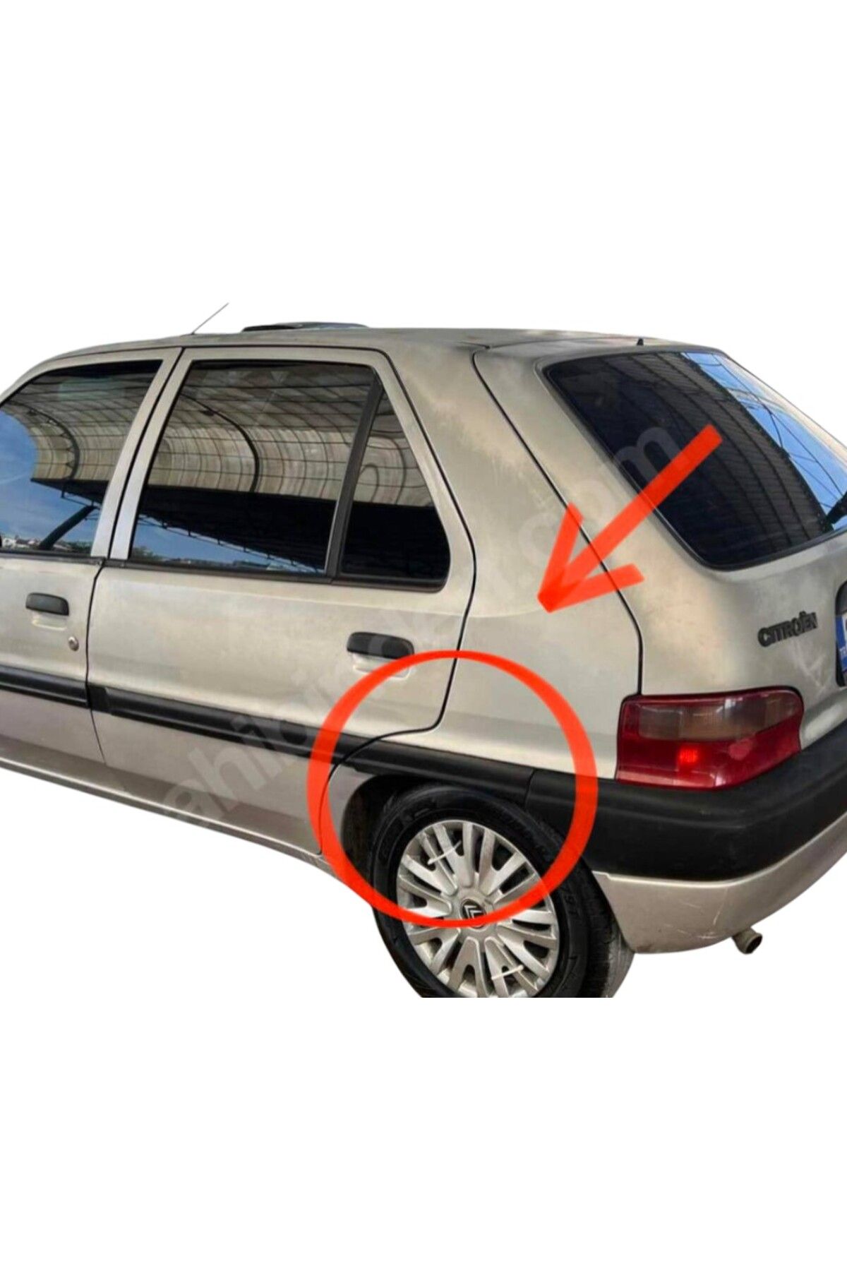 Fabrikasyon Citroen Saxo Çamurluk Çıtası 1996 - 2003 SAĞ YOLCU TARAFI