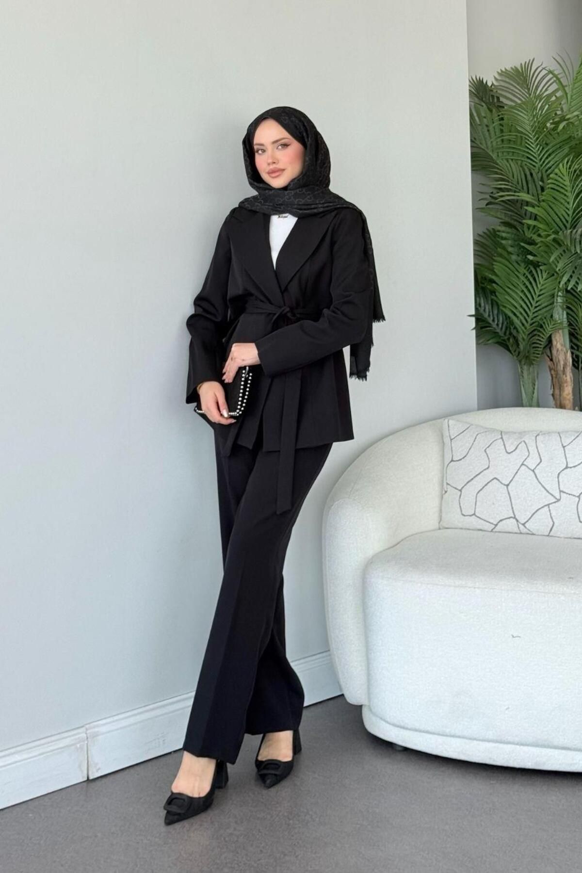 Şulemoda Giyim Fide Takım Siyah