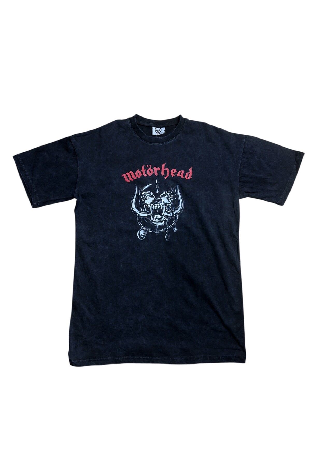RİSE Motörhead Lightning Wreath Yıkamalı Oversize T-Shirt