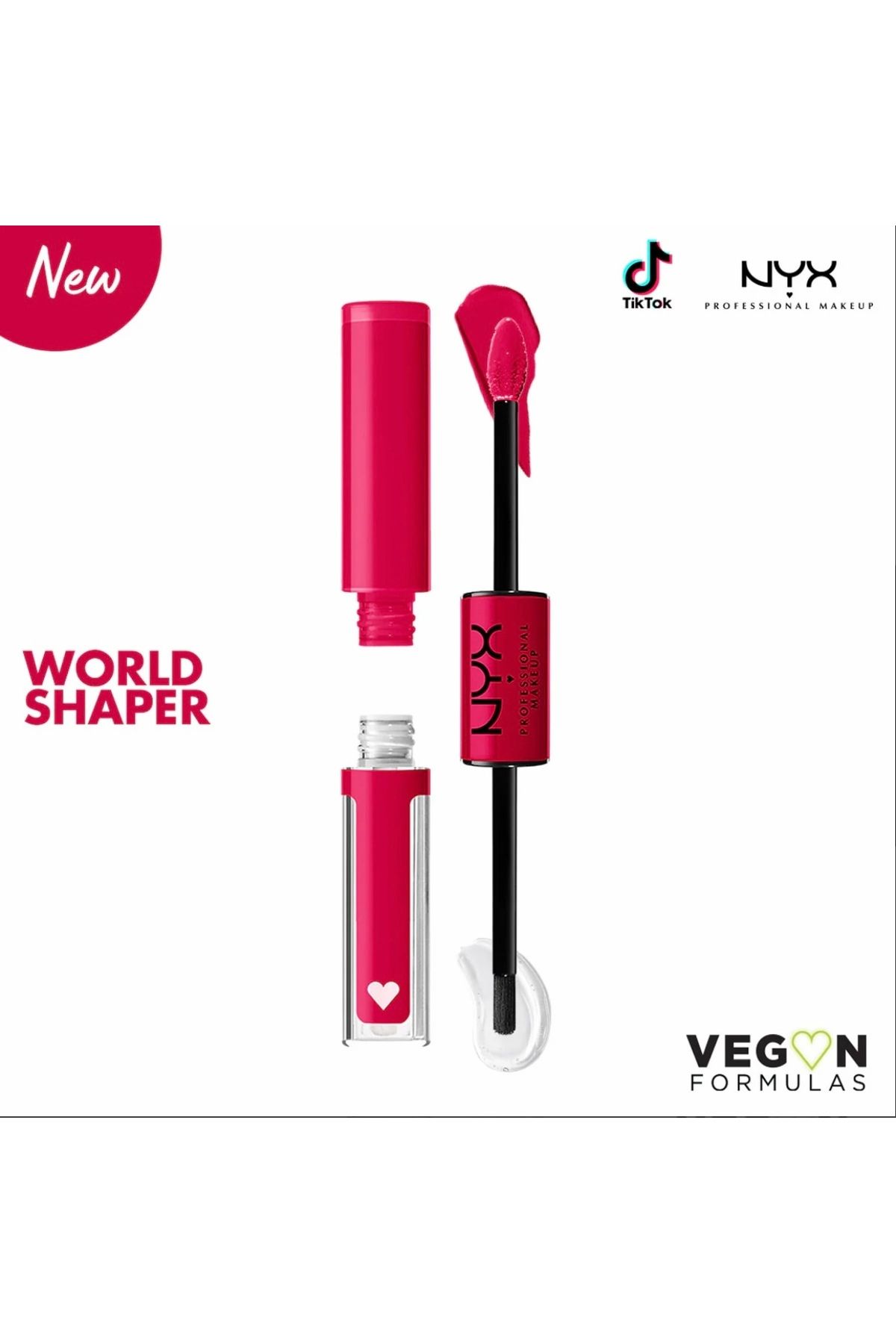 NYX PROFESSİONAL MAKEUP Shine Loud High Shine Lip Color - World Shaper Dudak Parlatıcısı Gloss 15