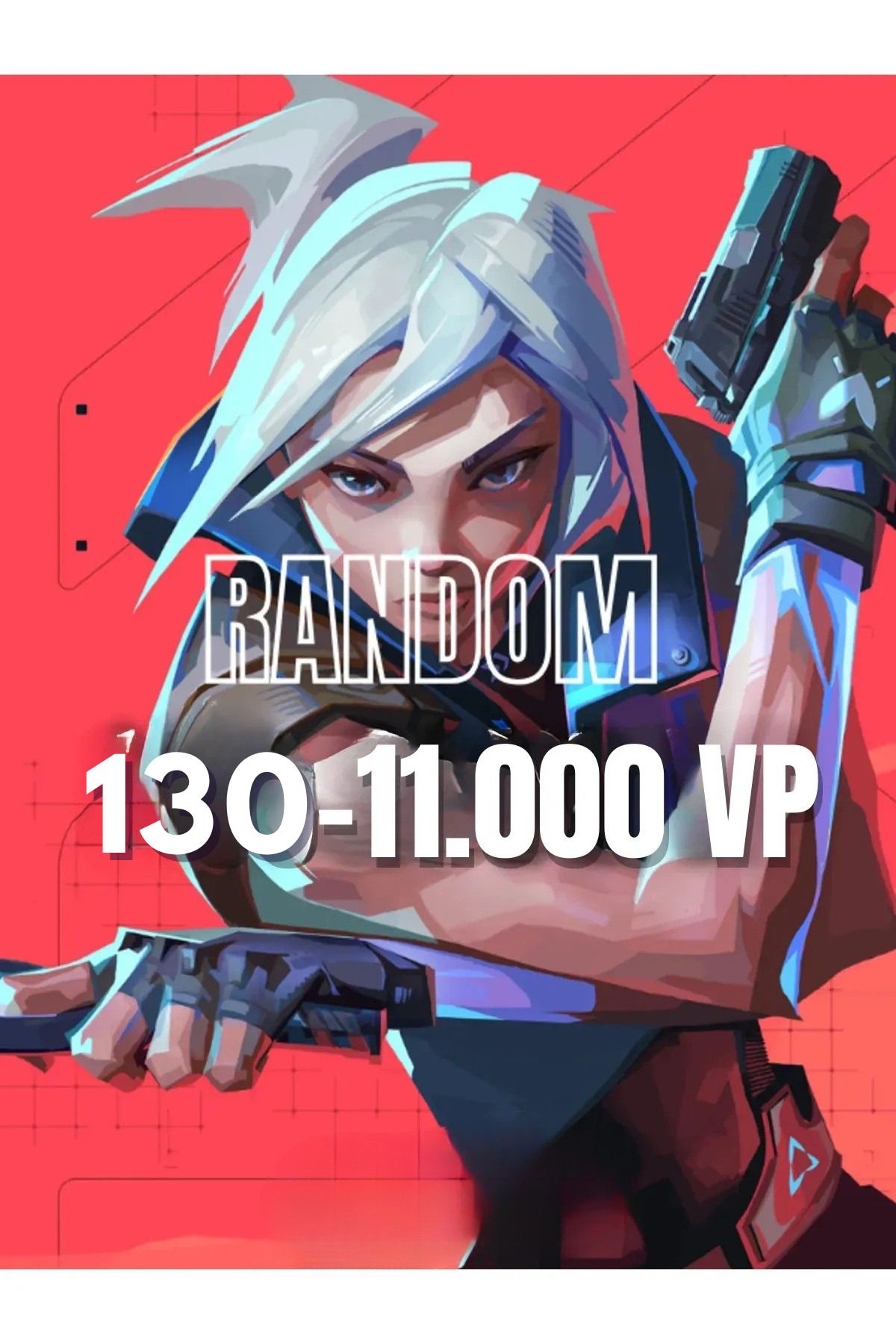 Valorant 130 - 11.000 Vp Arasi Random Vp