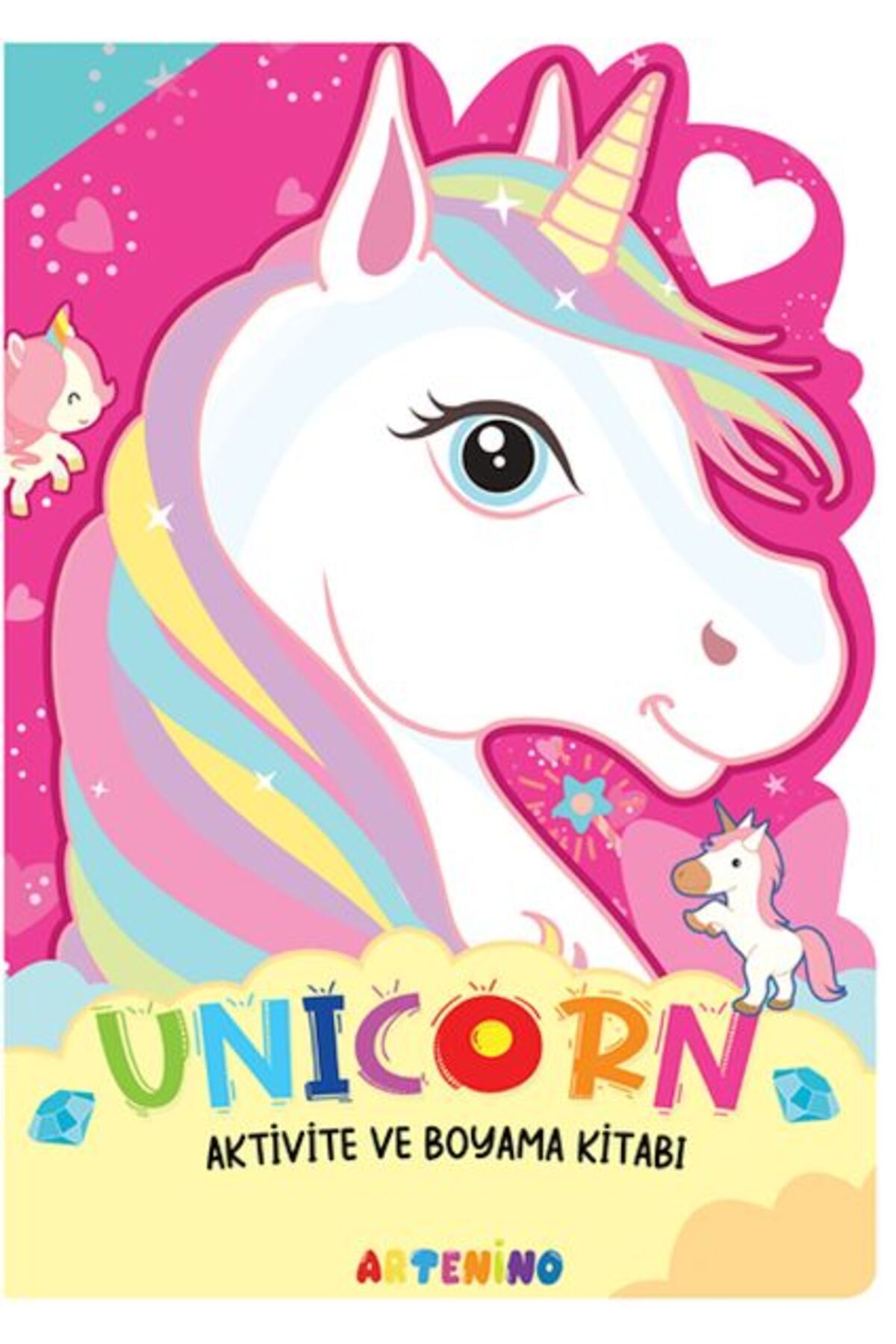 Artenino Unicorn - Aktivite ve Boyama Kitabı Serisi