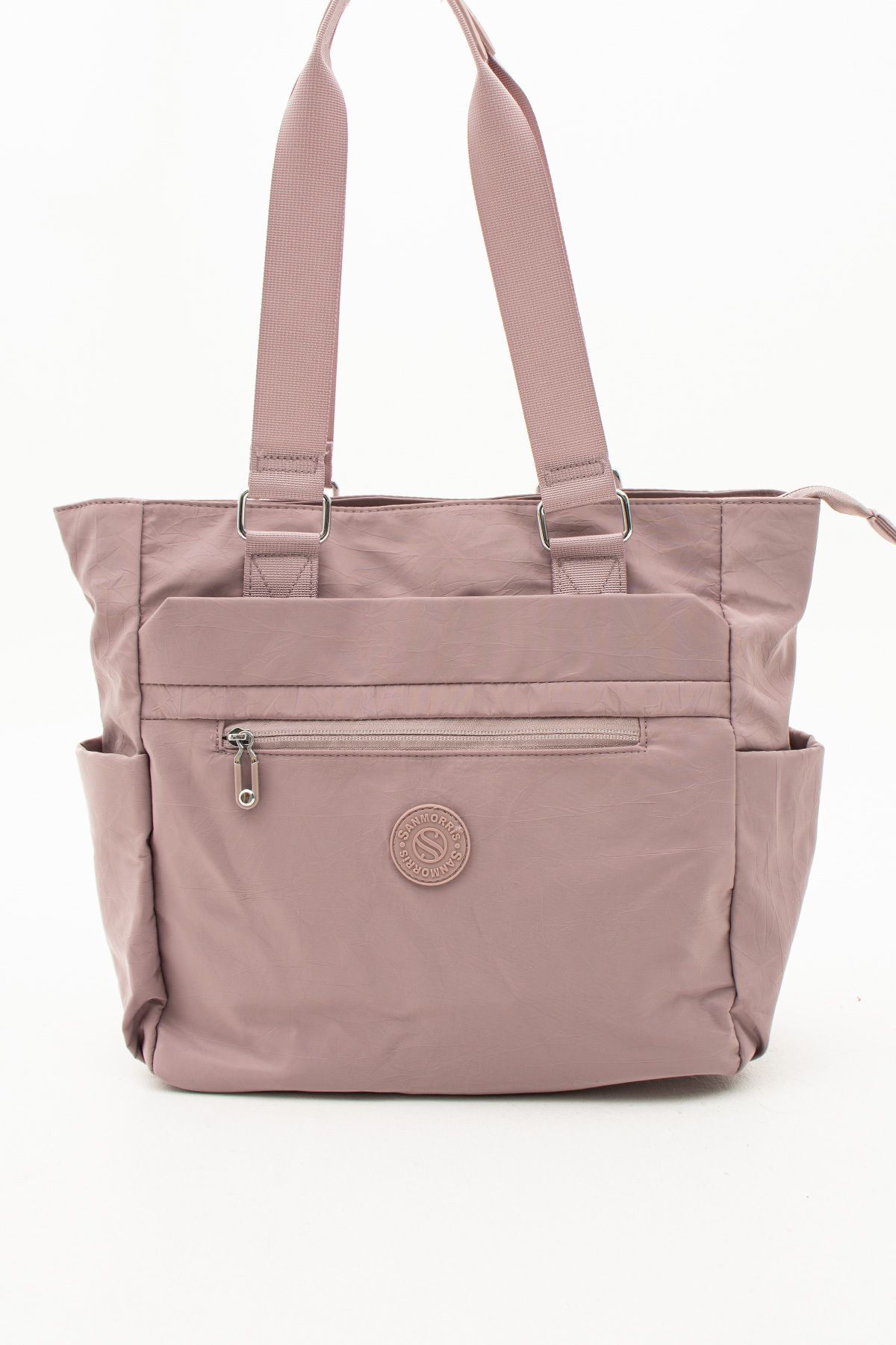 OLDSO Sanmorris Unisex Suya Dayanıklı Krinkıl Kumaş Çok Gözlü Çapraz Okul, Seyahat ve Omuz Çantası 4003