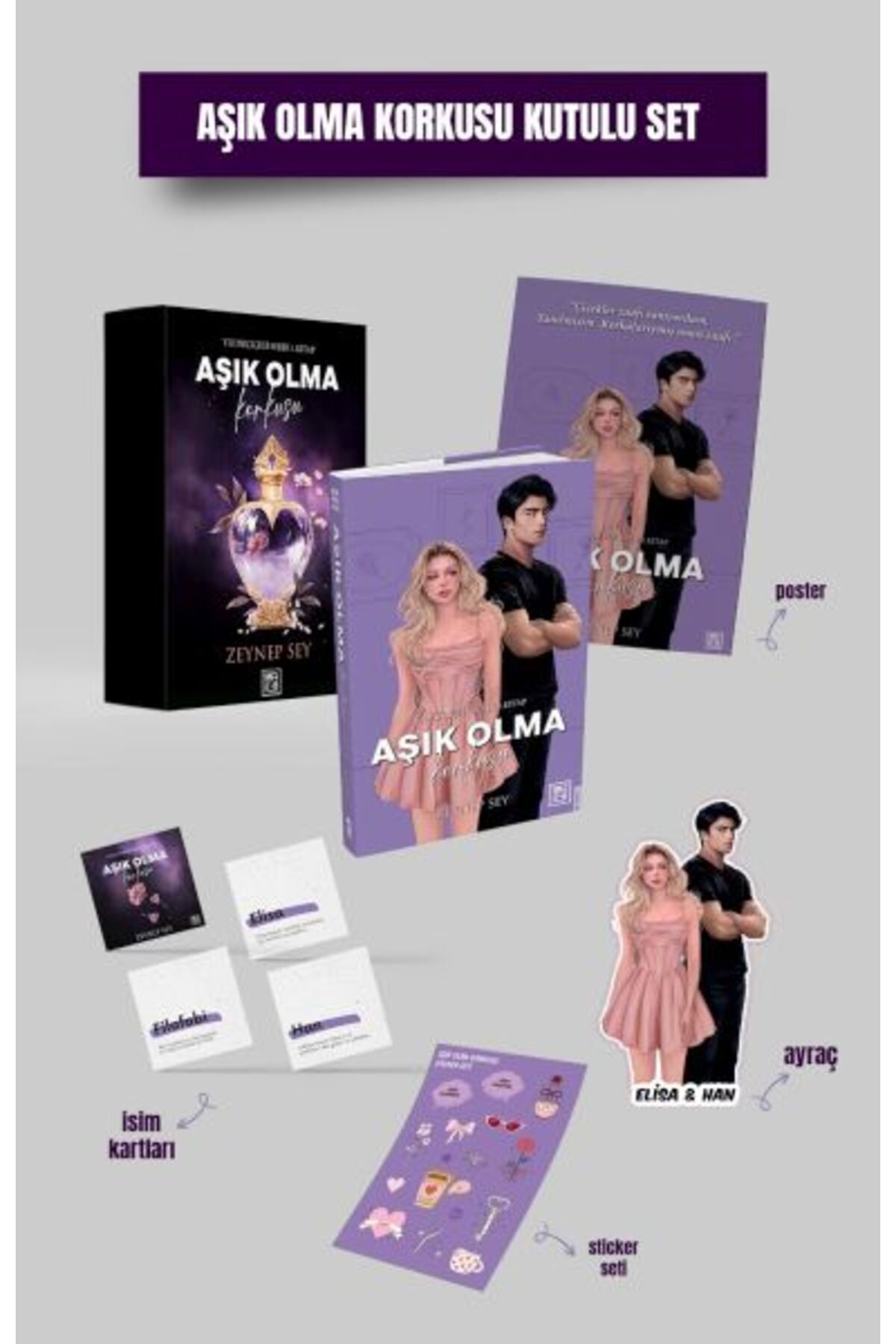 Türk Dil Kurumu Yayınları Aşık Olma Korkusu Kutulu Set