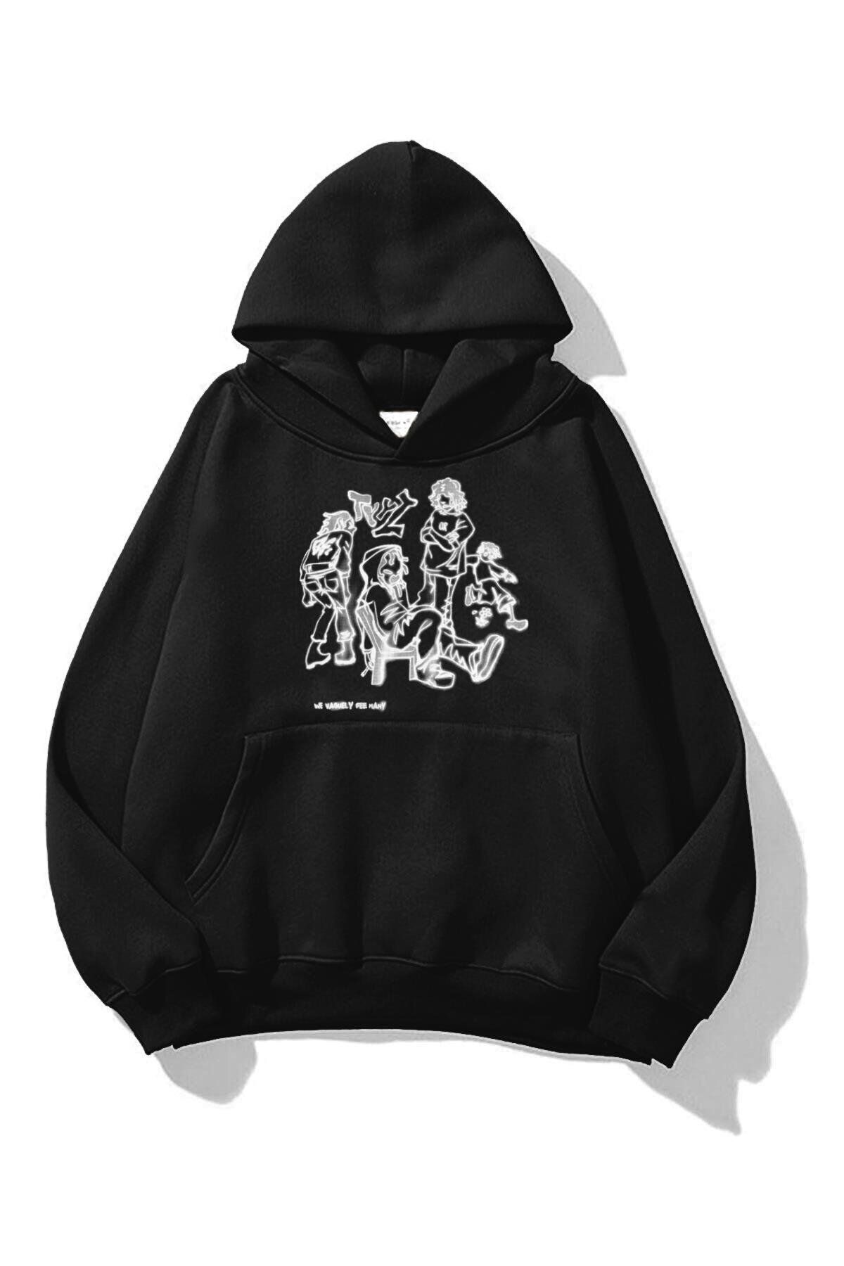 Boi Unisex Tyyz Sweatshirt Siyah