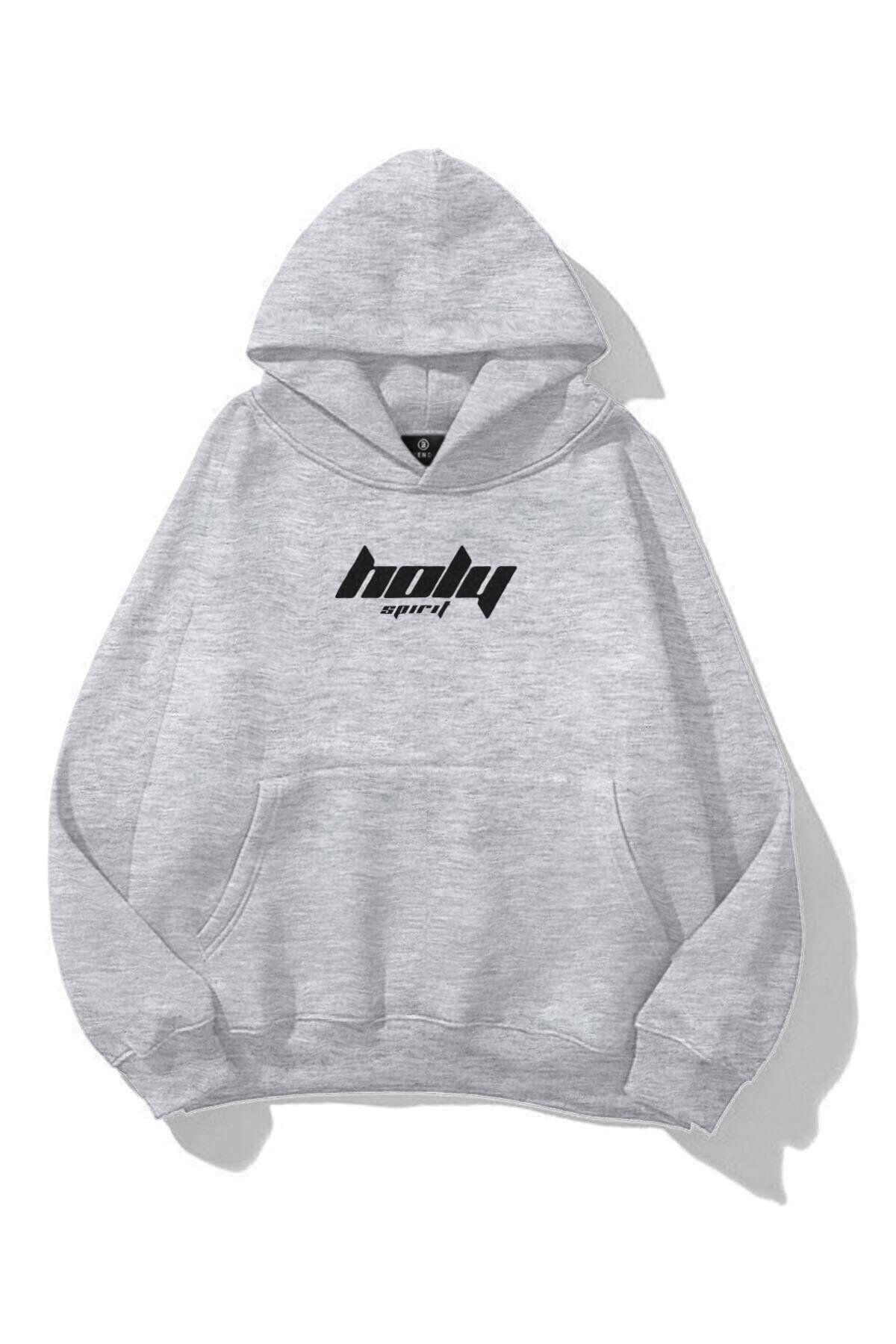 Boi Unisex 101 Holy Spirit Sweatshirt Gri melanj