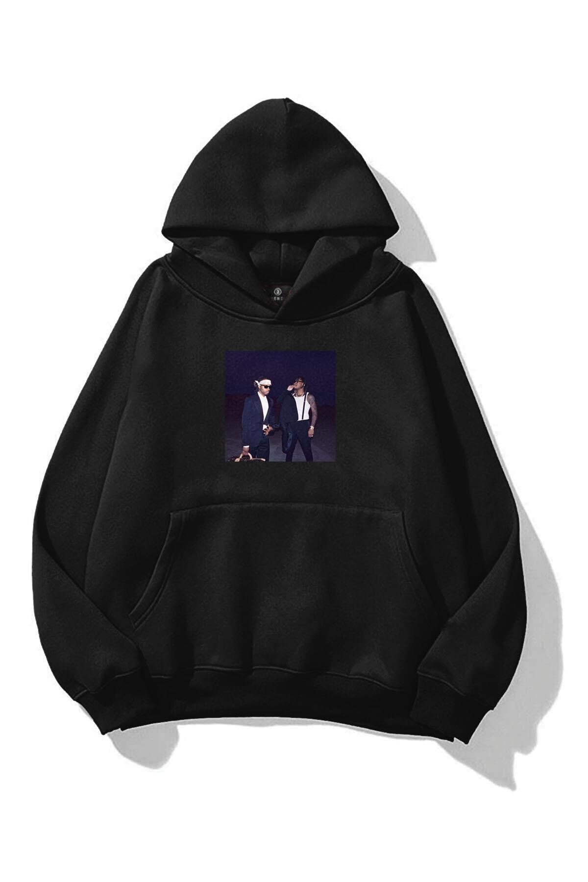 Boi Unisex We Don't Trust You Album Cover Sweatshirt Siyah