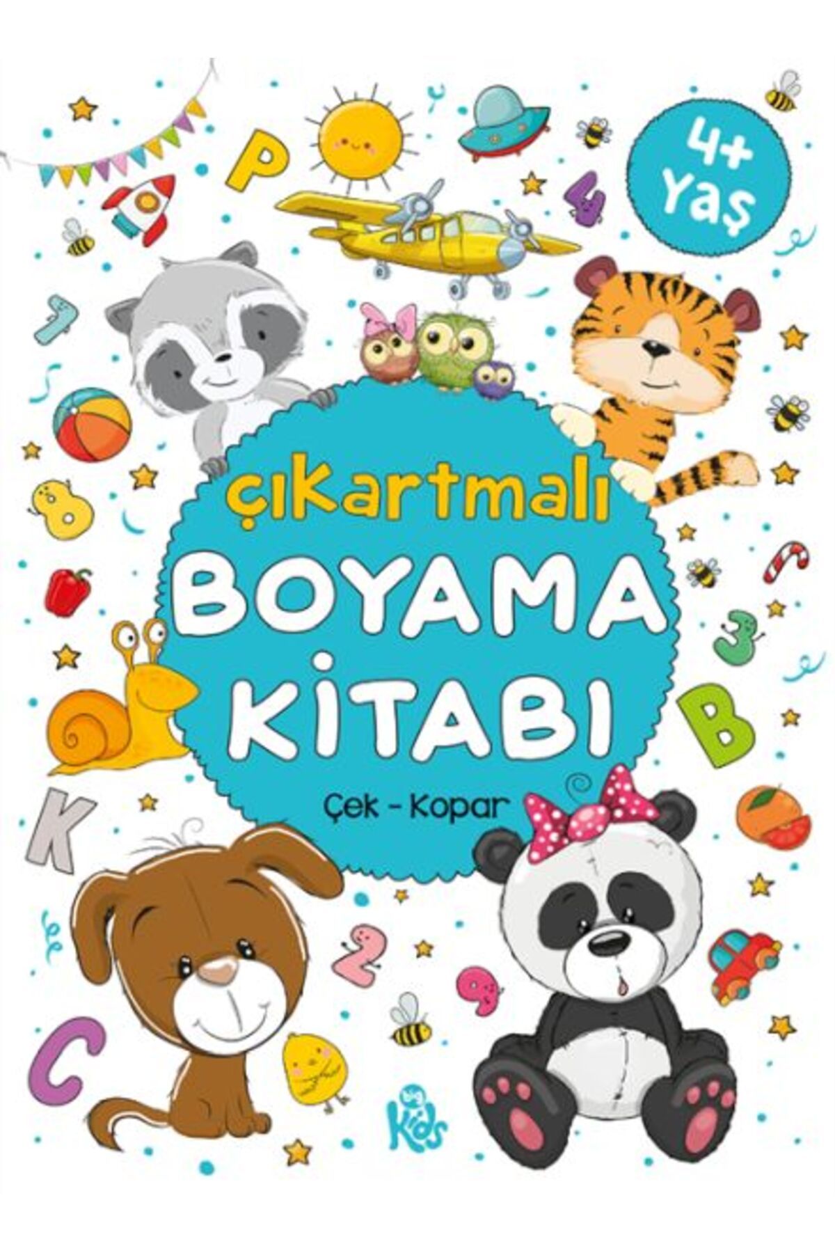 Hak Yayınları Çıkartmalı Boyama Kitabı - 4 Yaş +