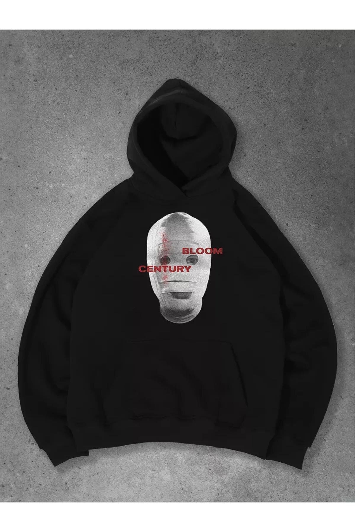 Boi Unisex Wrapped in Bandages Sweatshirt Siyah